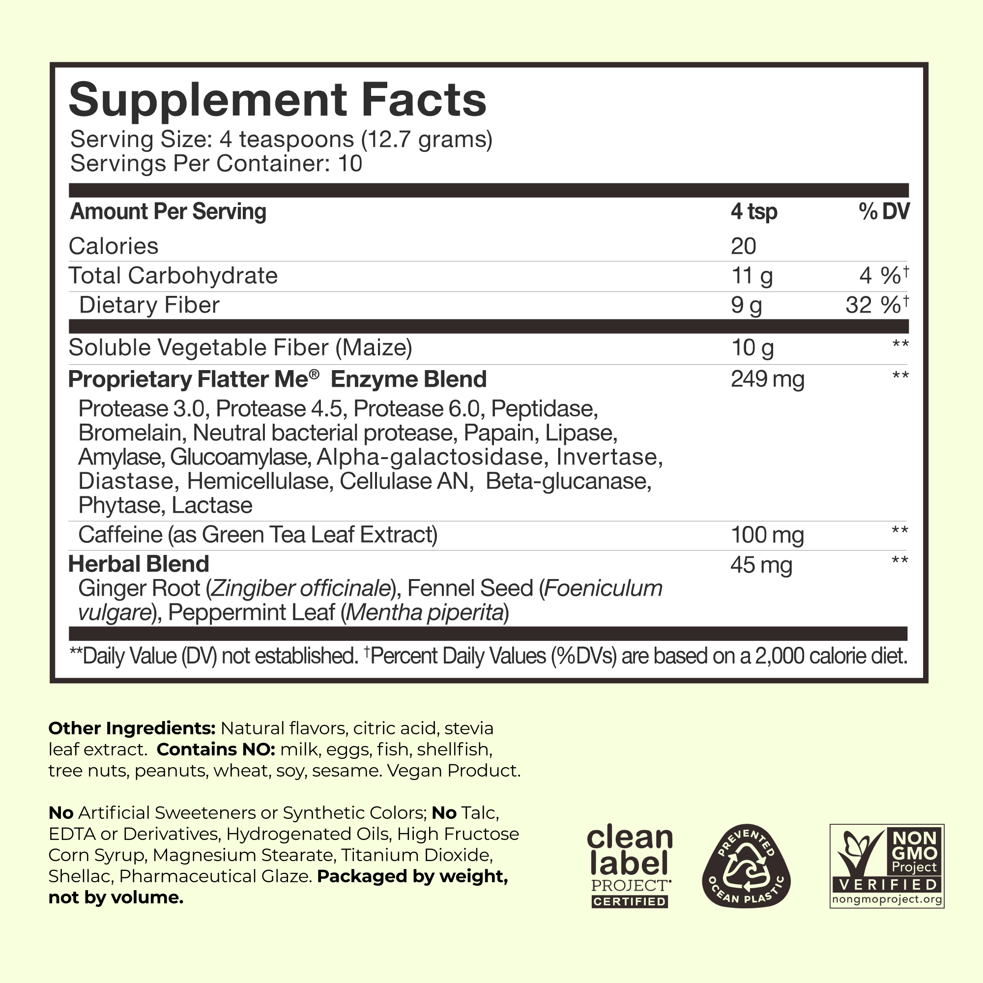 glp-1 tea Flatter Me Fiber GLP-1 Booster - Peach Iced Tea
