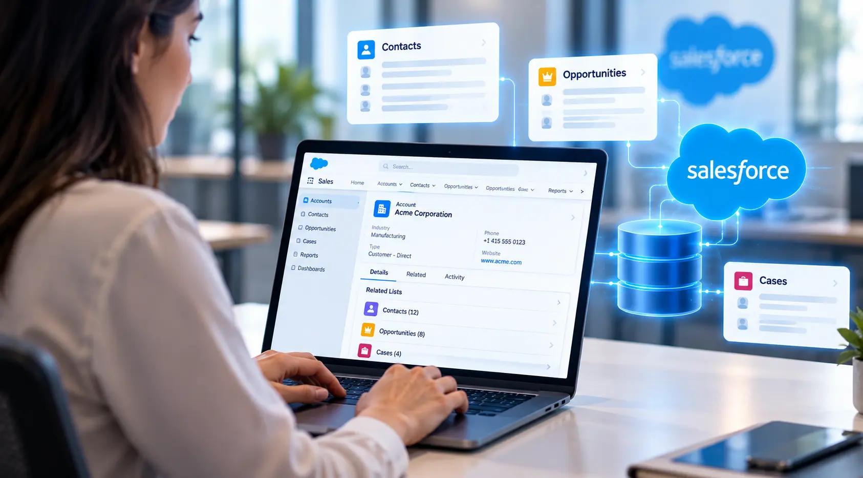 Lightning Data Service improves Salesforce performance through shared caching.