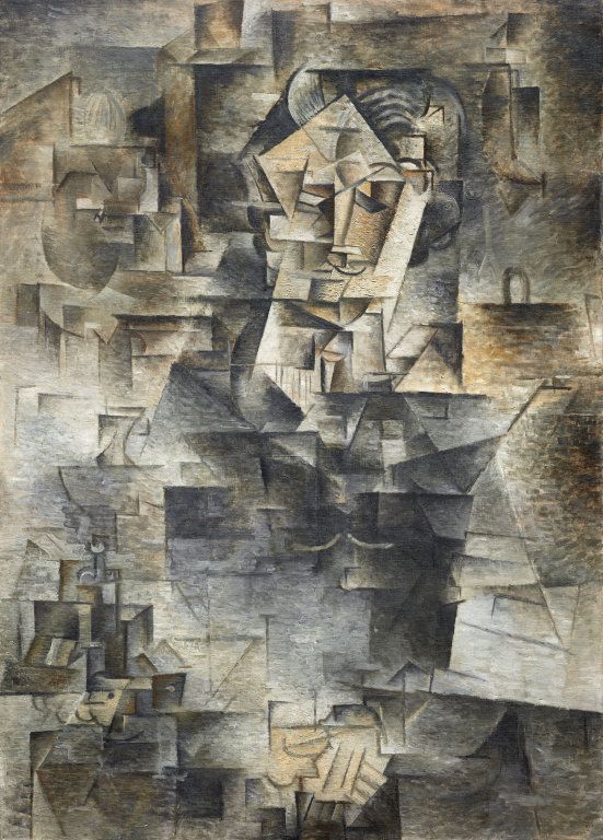 Cubist portrait by Picasso