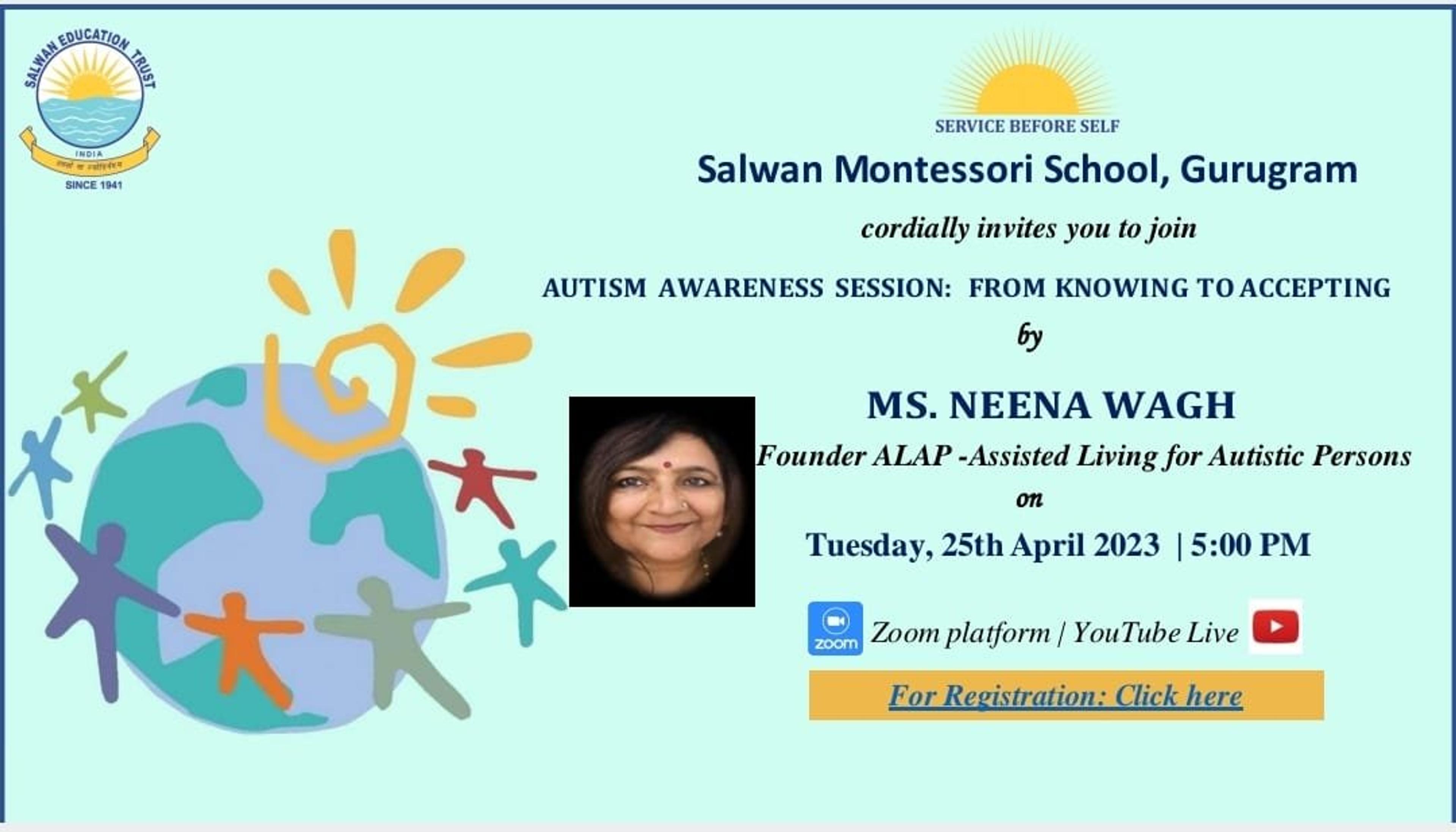 Autism awareness session: From knowing to accepting