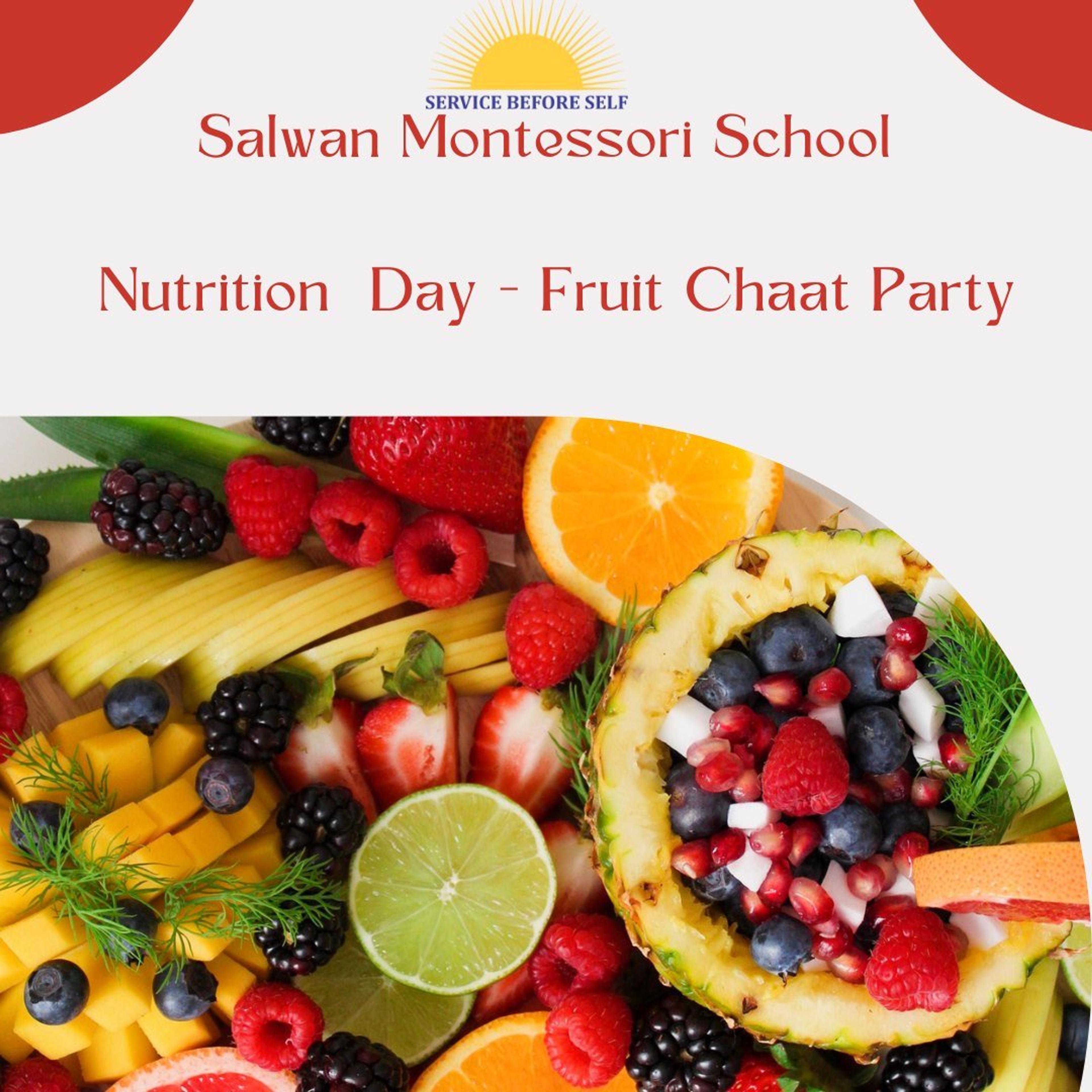 Nutrition Day – Fruit Chaat Party