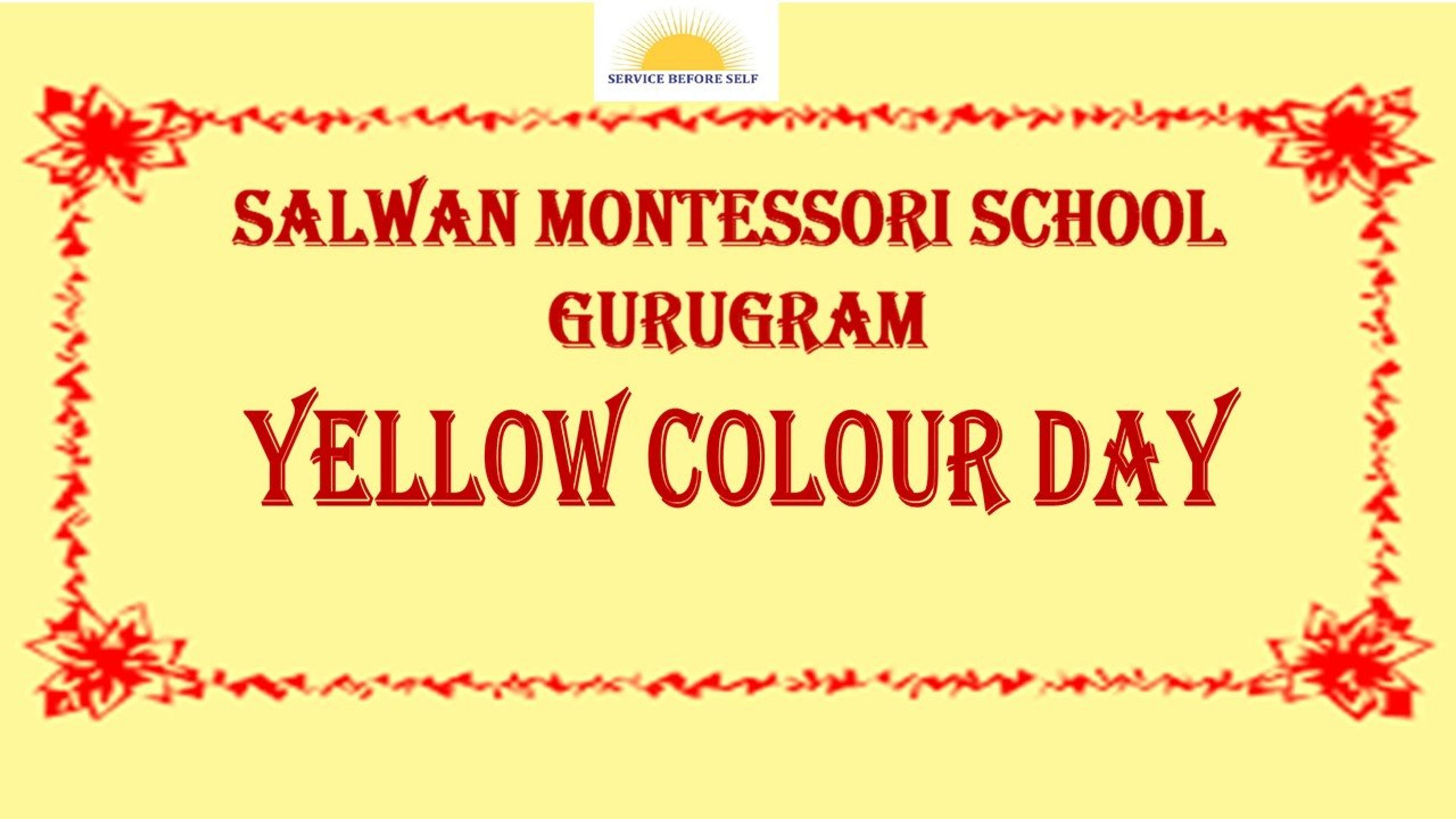 Yellow Colour Day