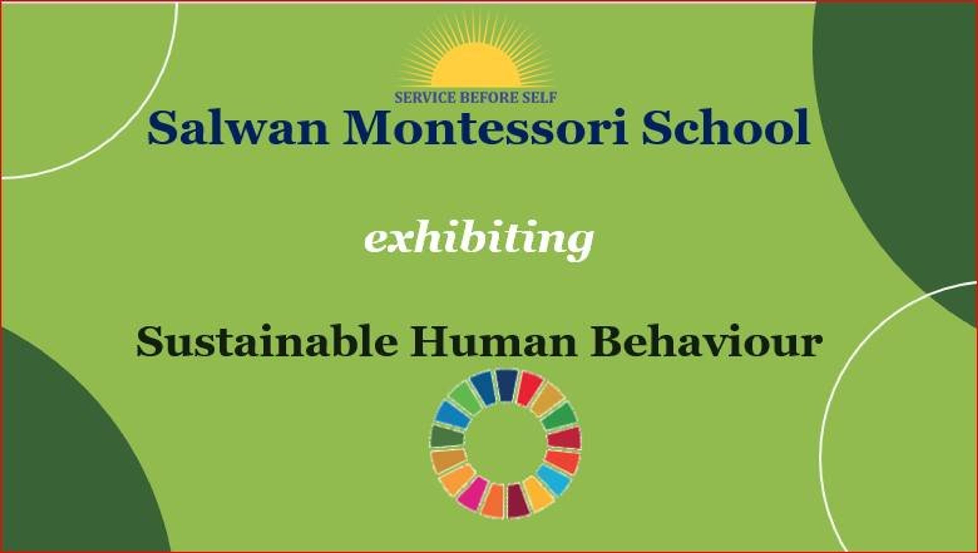 Sustainable Development Goals: Our way of life
