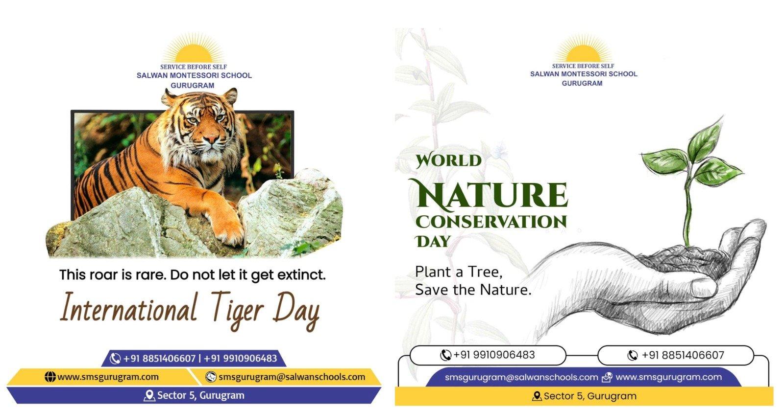International Tiger Day and World Conservation Day Celebrations