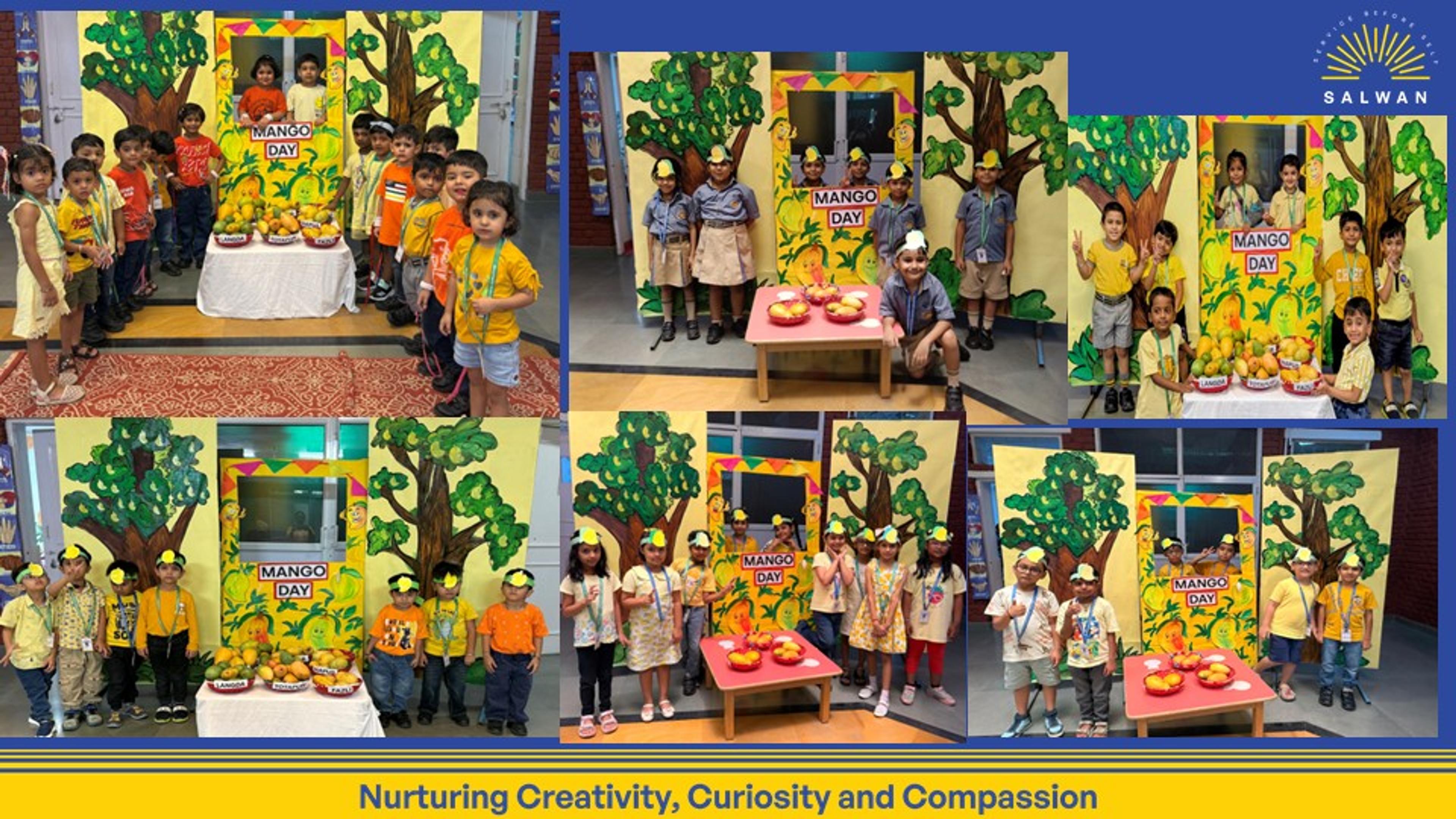 Little Salwanians explored different variety of Mangos