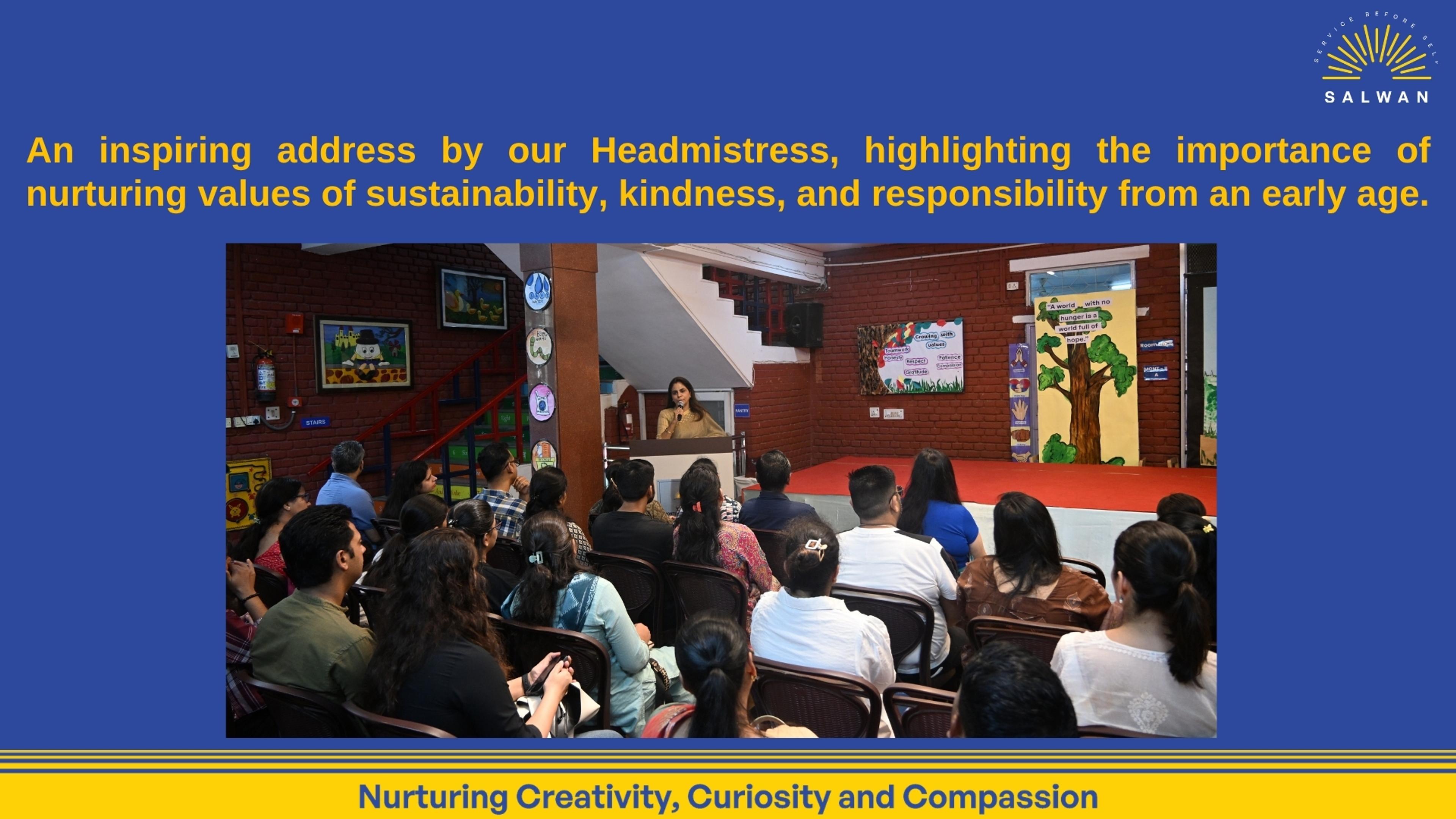Message by Headmistress