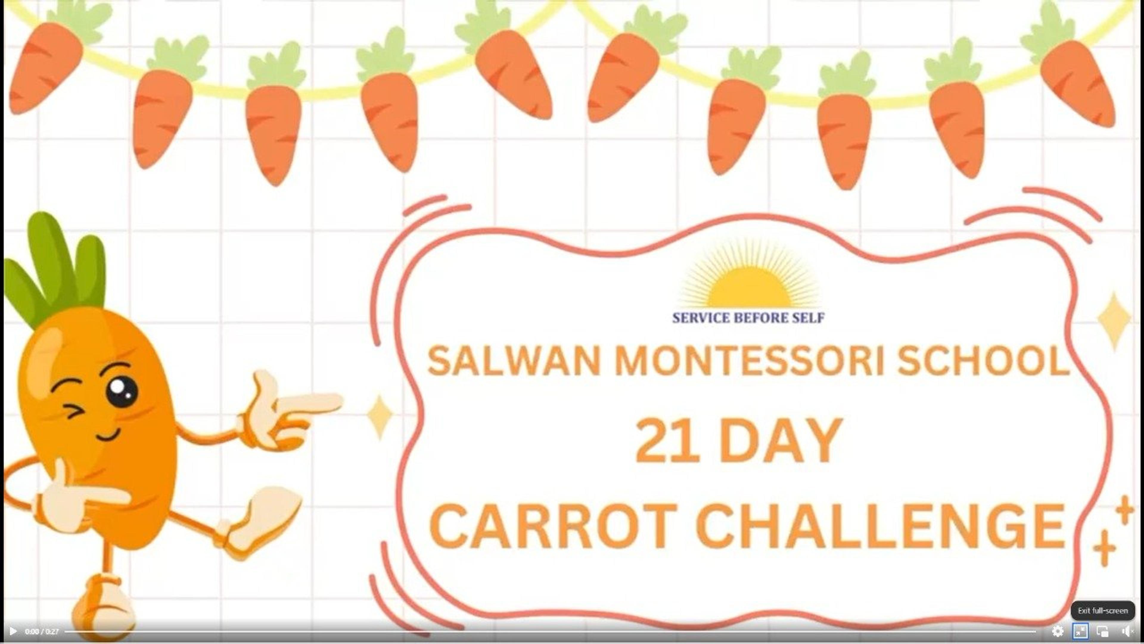 21 Days Carrot Challenge