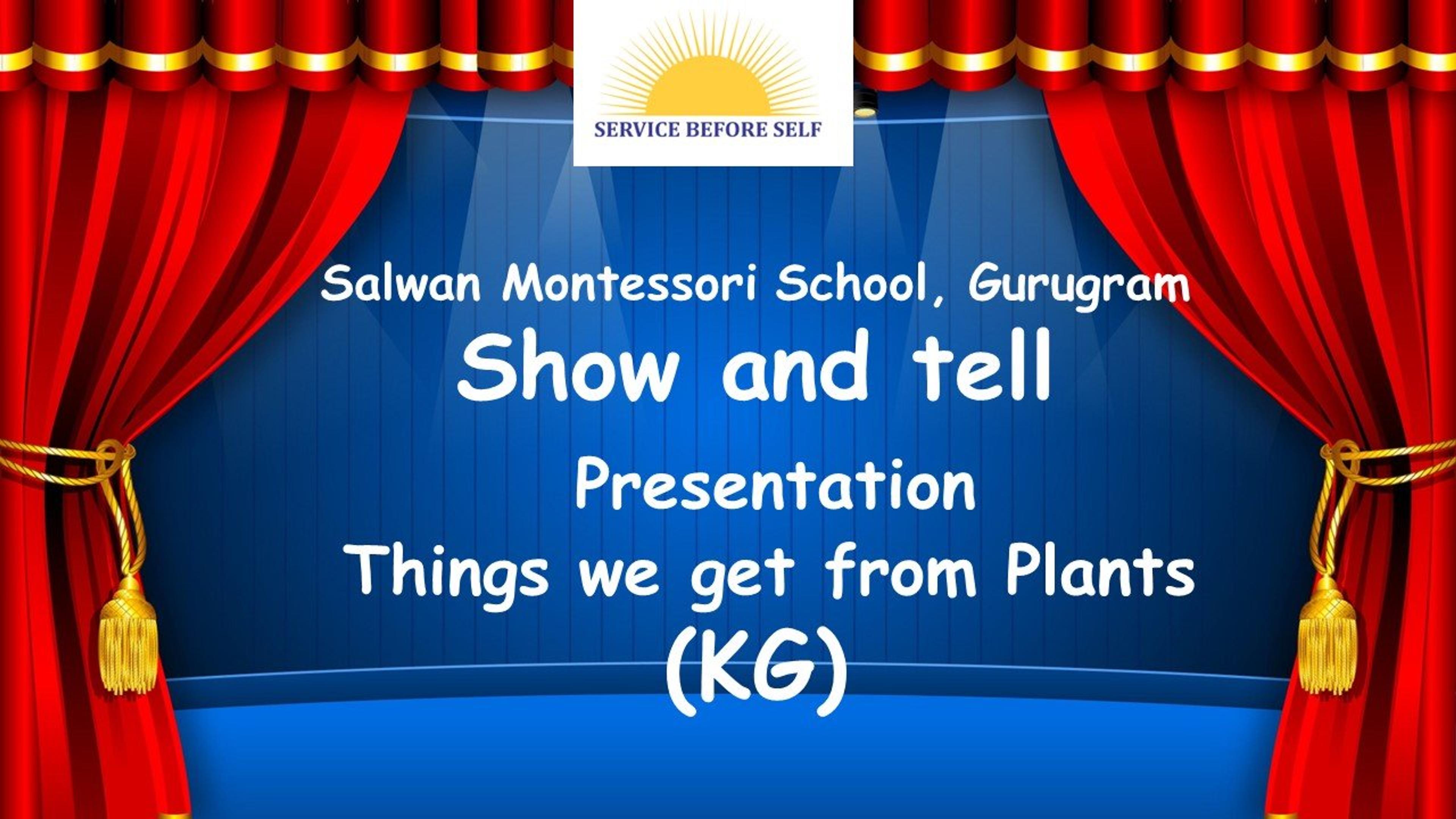 Show and tell Presentations (Nursery & KG) — event photograph 5