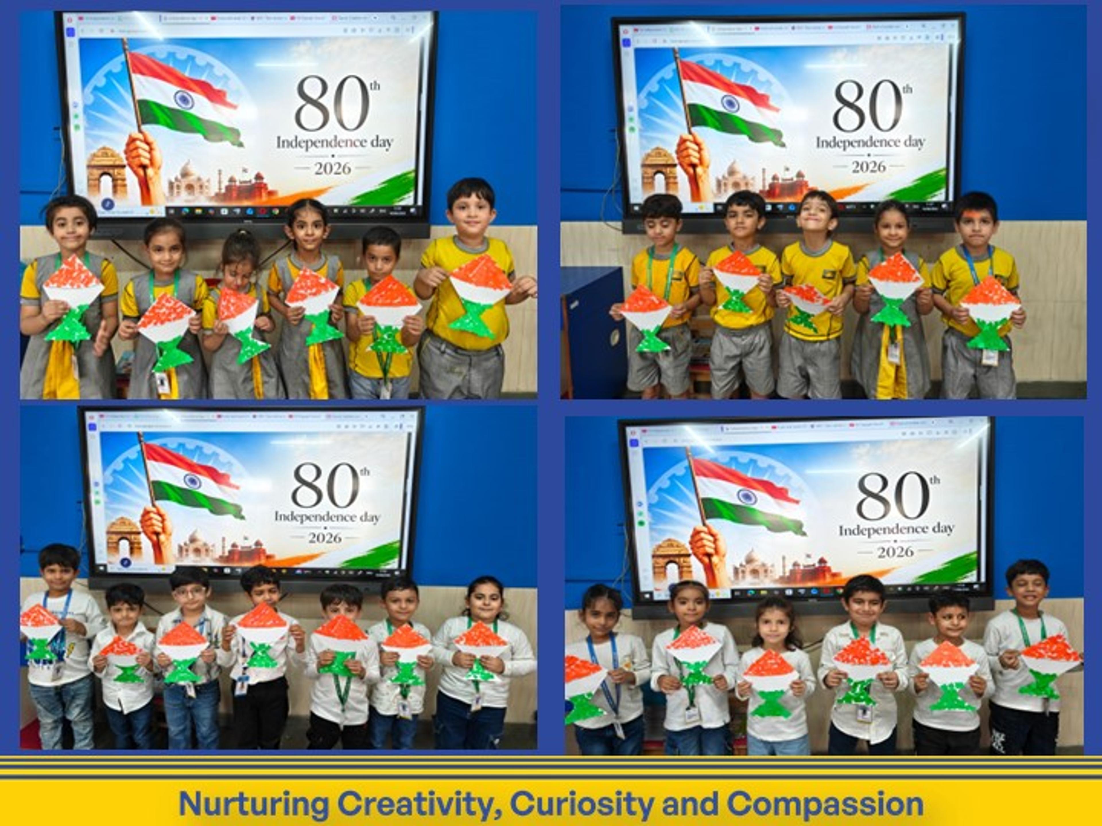 Our little Salwanians painted, performed, created, and celebrated the spirit of India.