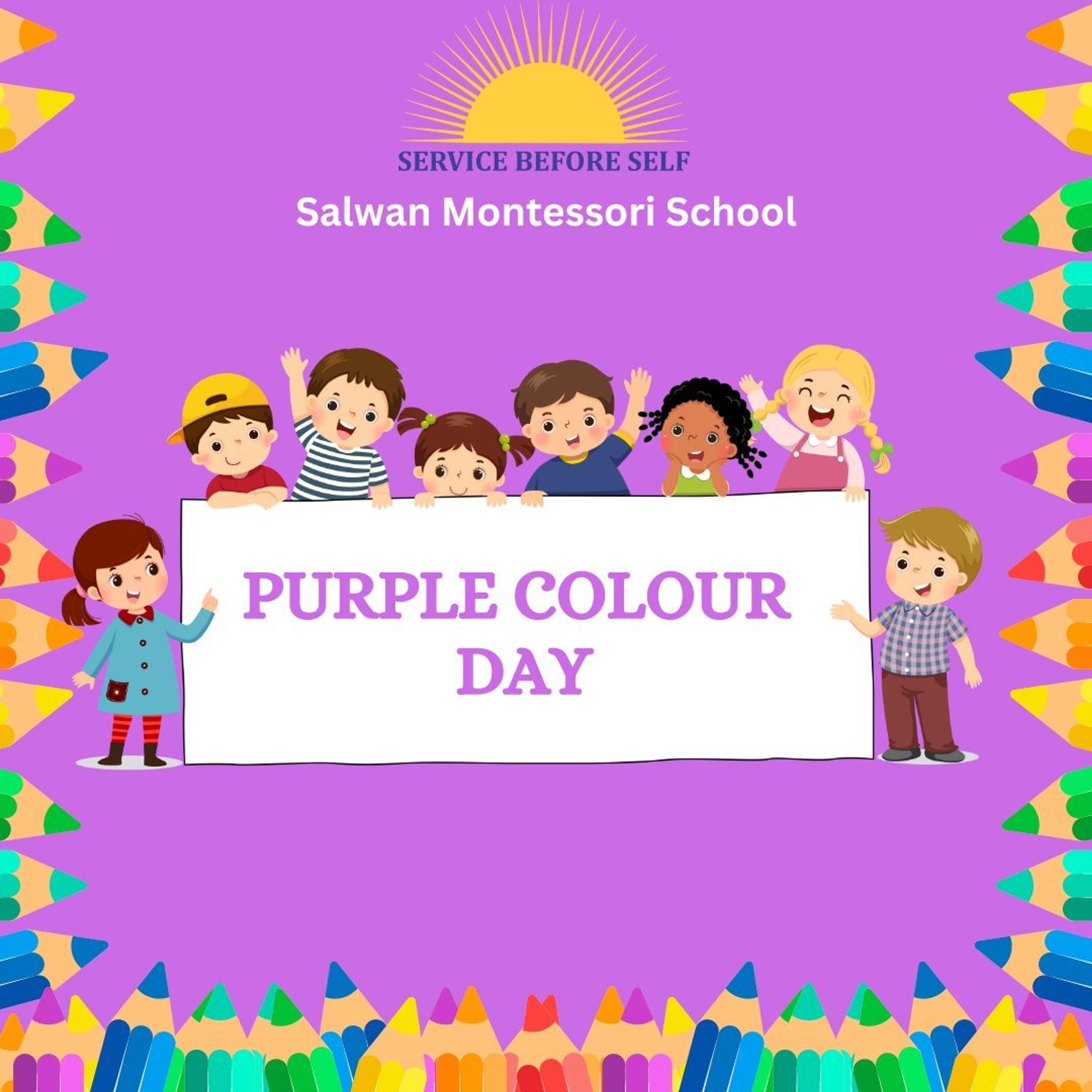 PURPLE COLOUR DAY