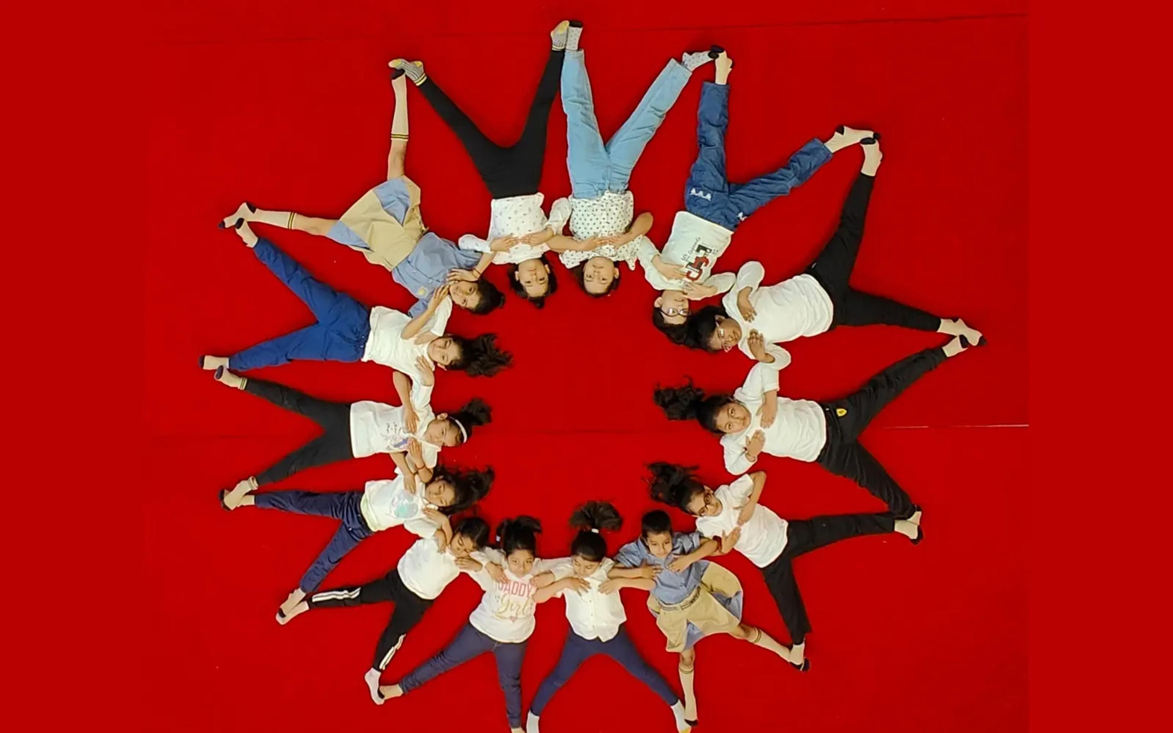 A coordinated group movement activity