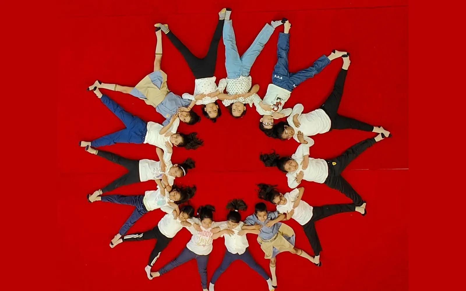A coordinated group movement activity