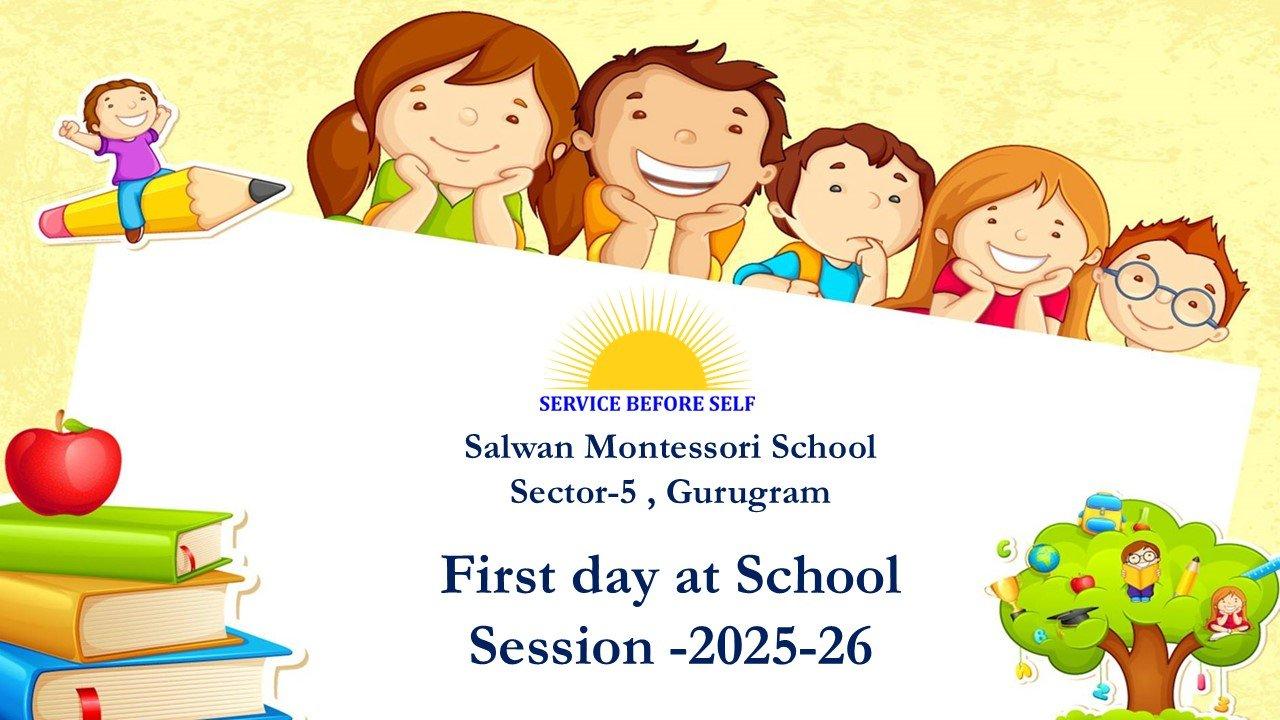 First Day – Session 2025-26