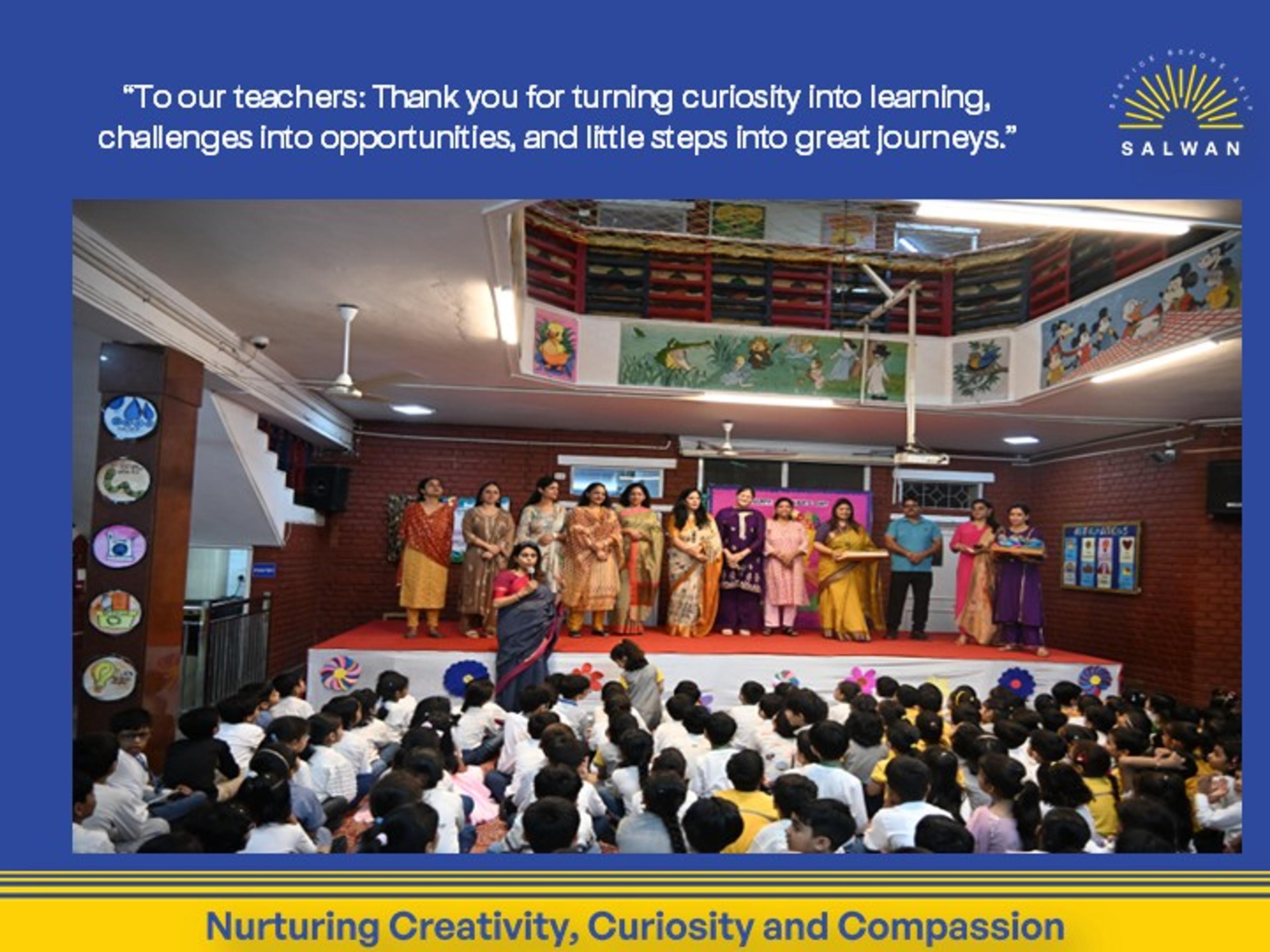 Honouring the incredible teachers who help every child shine.