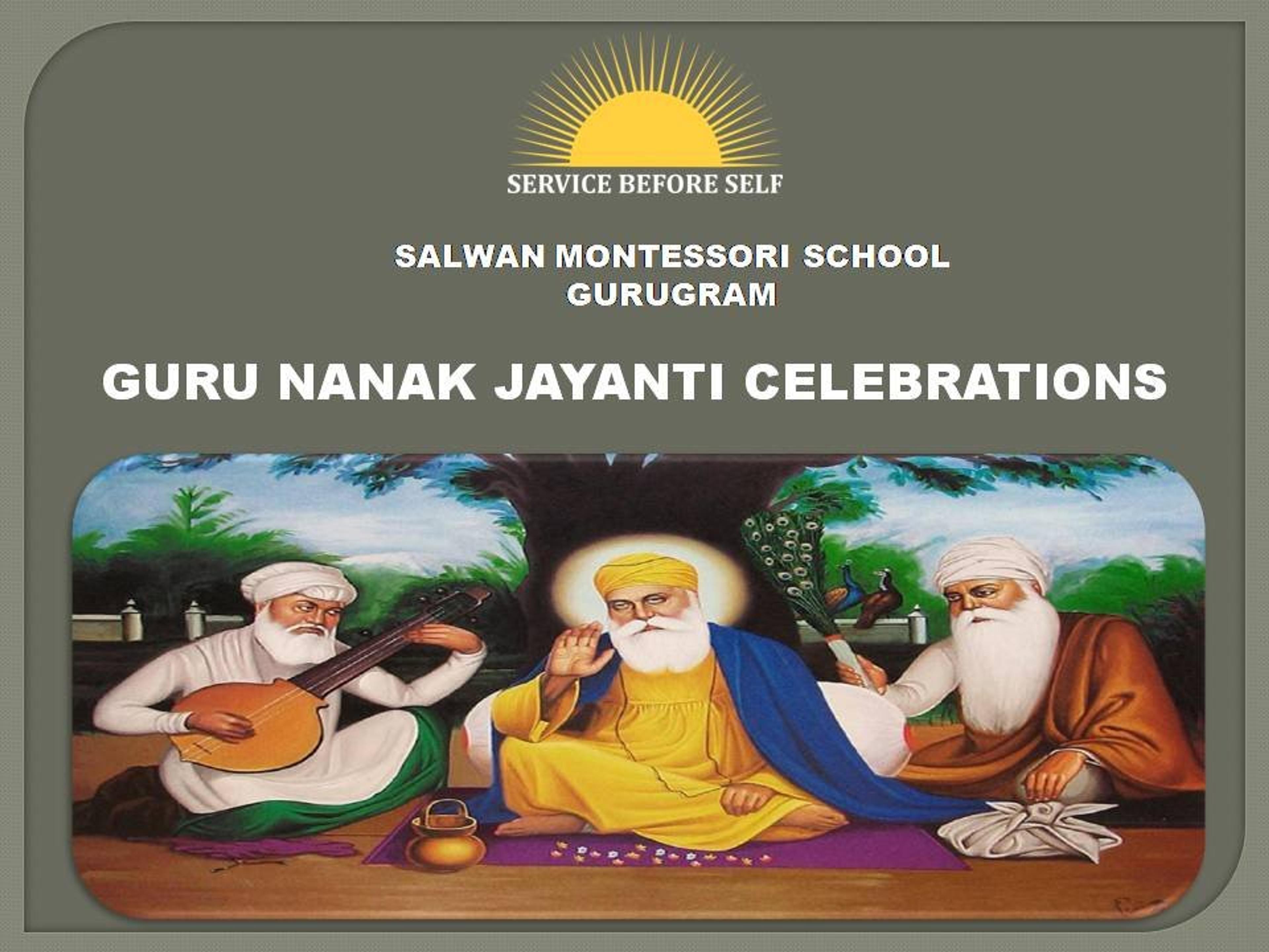 GURU NANAK JAYANTI CELEBRATION