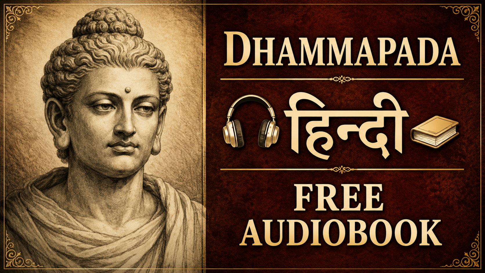 Dhammapada Full Hindi Audiobook - Buddha on Mind, Karma, Inner Peace
