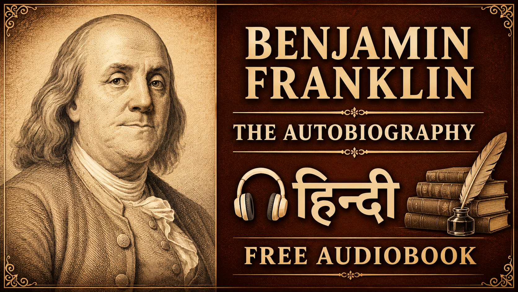 The Autobiography of Benjamin Franklin Hindi Audiobook - Life and Success