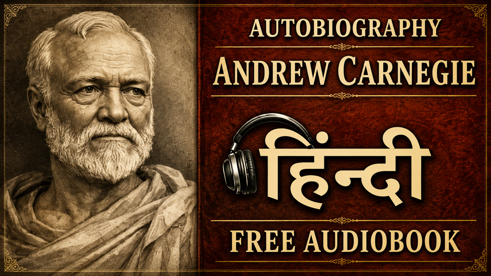 Andrew Carnegie Autobiography Full Hindi Audiobook - Poverty to Riches