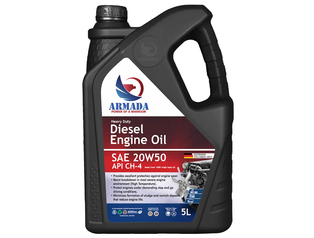 ARMADA Heavy Duty Diesel Engine Oil – SAE 20W50 API CH-4 (5L)