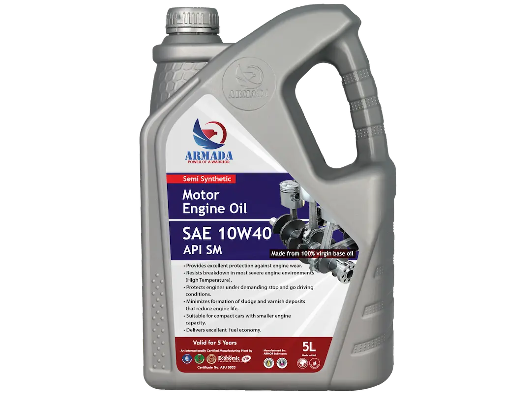 ARMADA Semi Synthetic Motor Engine Oil – SAE 10W40 API SM