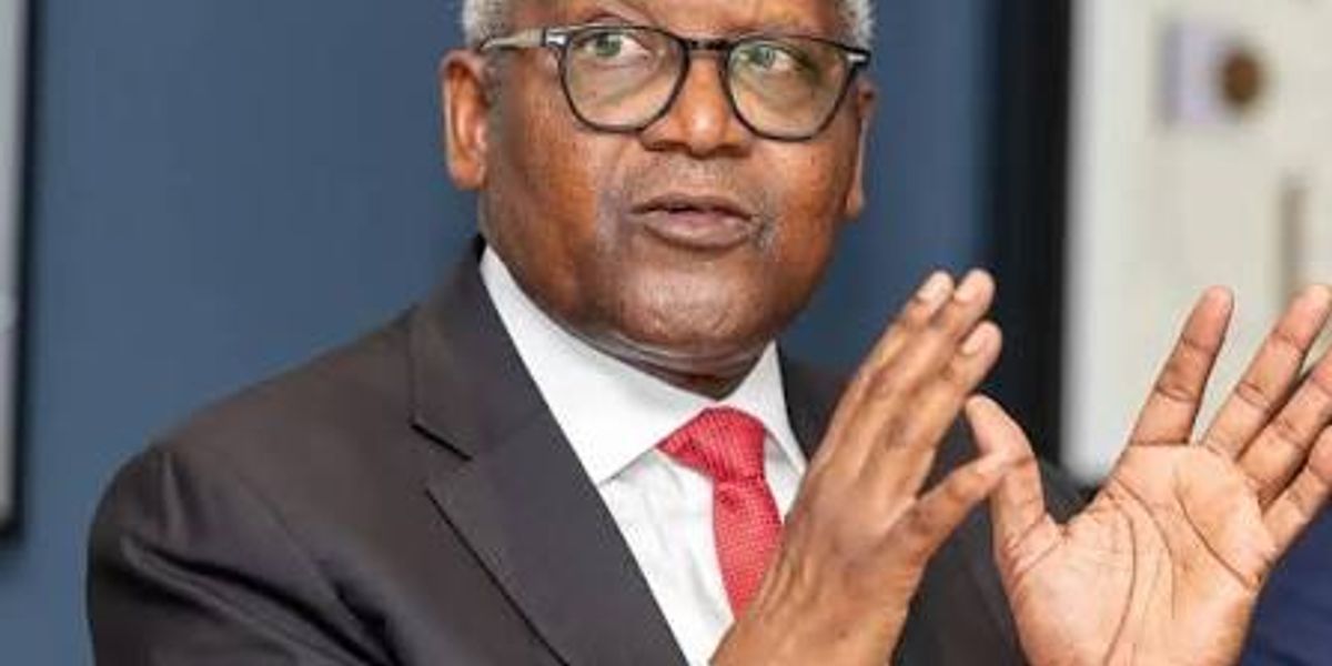 Aliko Dangote, Nigerian businessman and CEO of Dangote Group