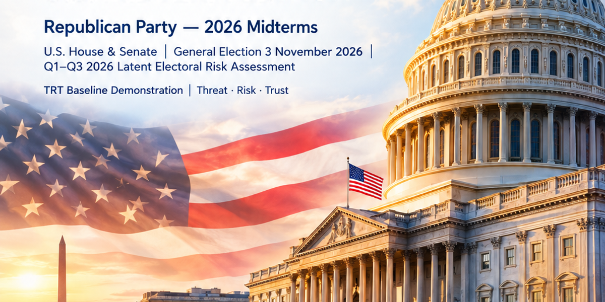 Cover Image for Republican Party Midterm Election Risk Report