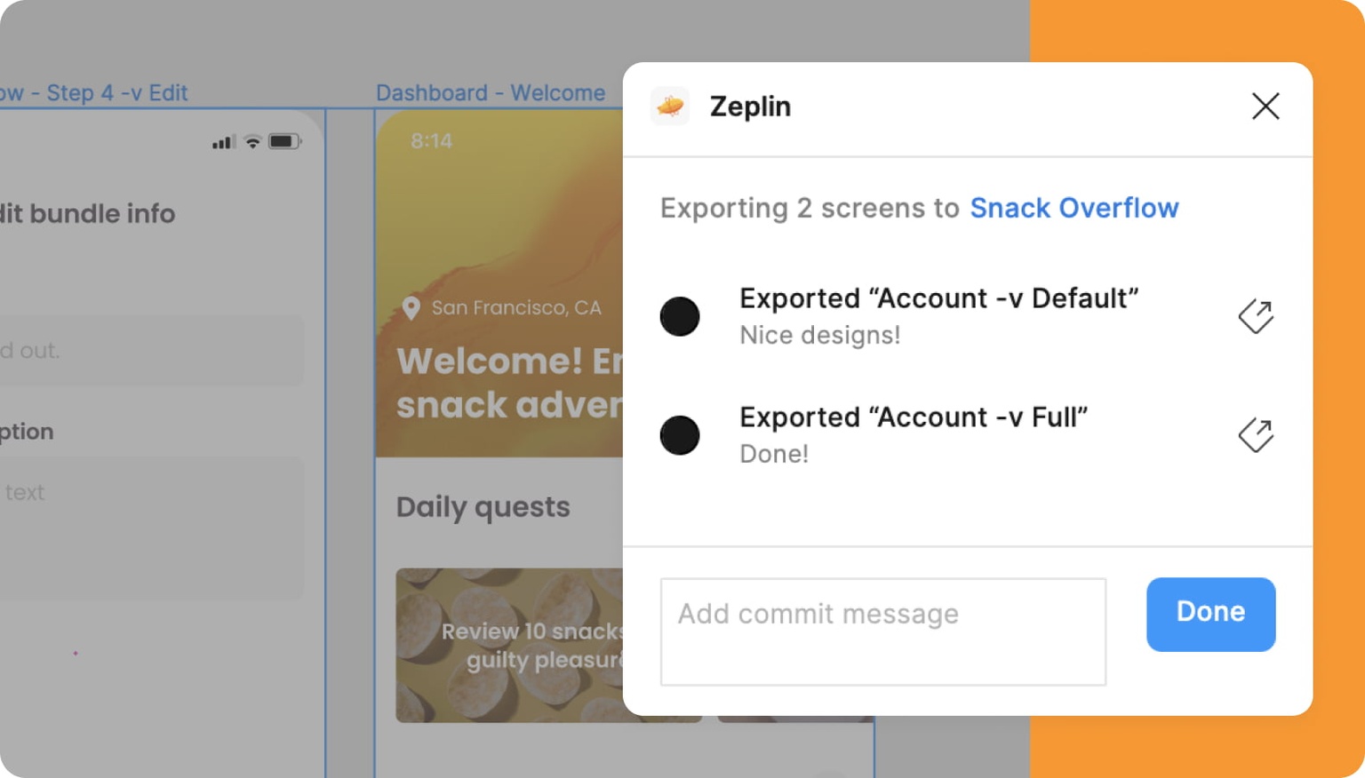 Why Figma + Zeplin · Zeplin