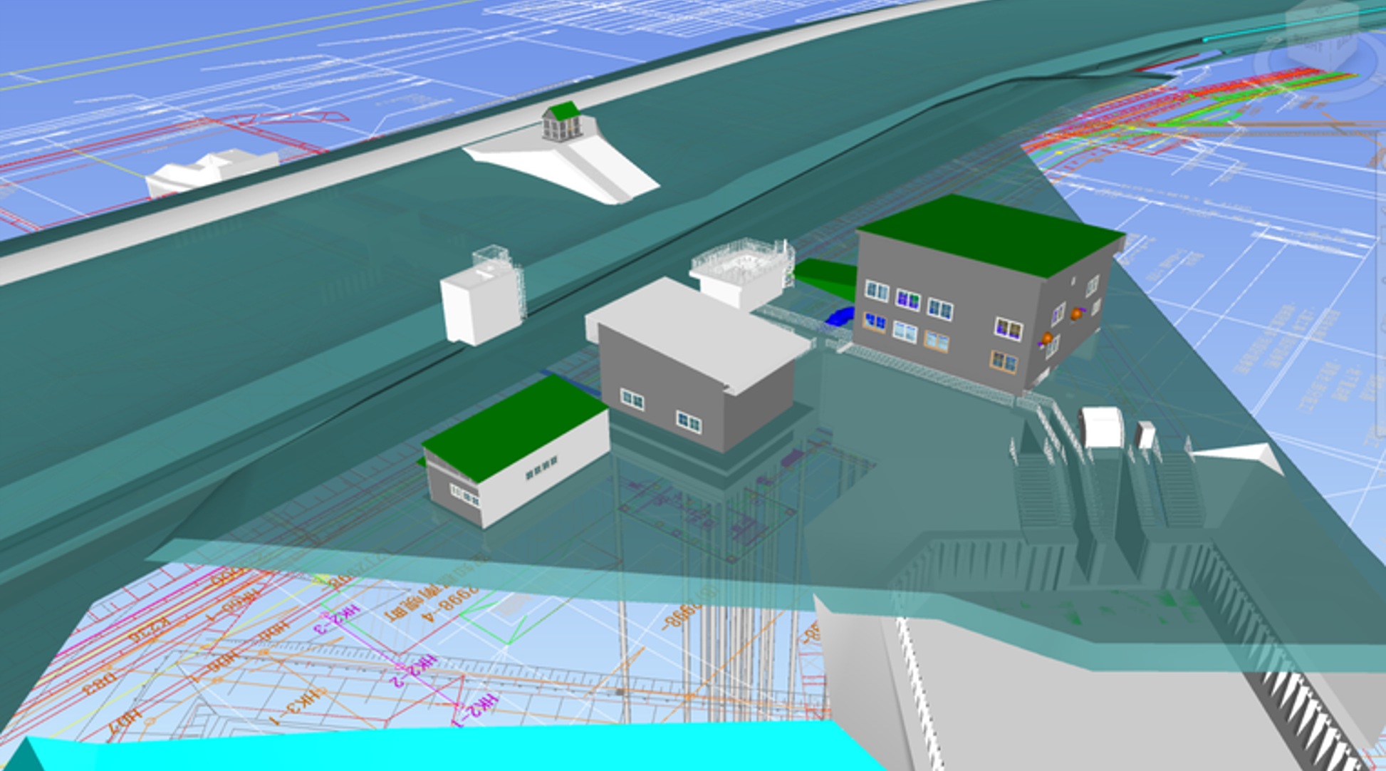 Mô hình BIM Trạm bơm Thủy lợi