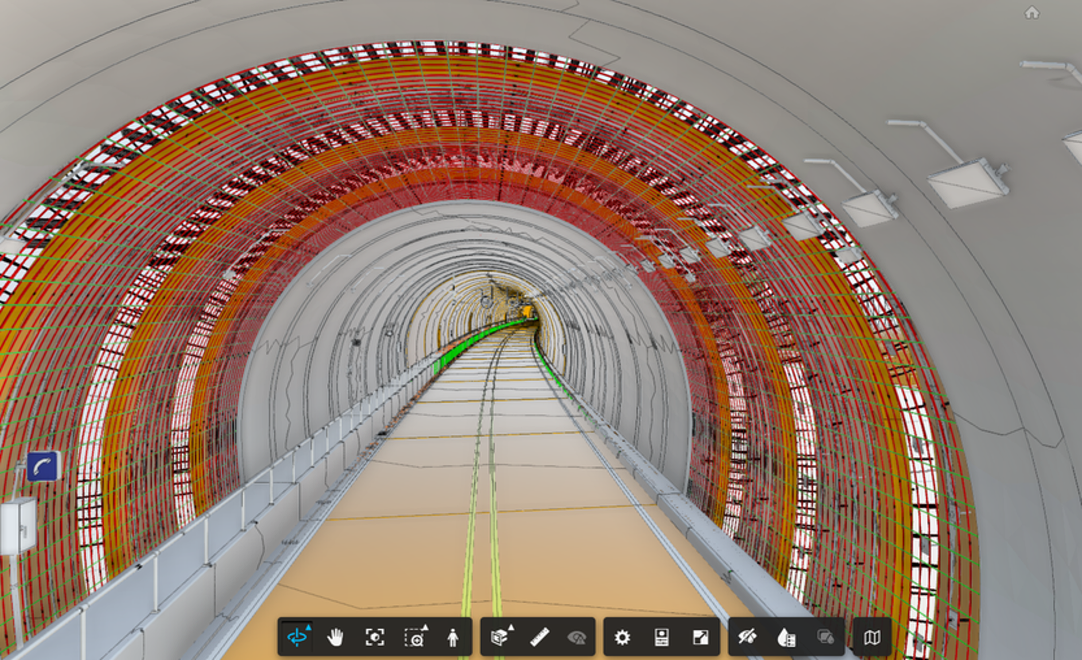 Mô hình BIM Hầm đường bộ — Đèo Hoàng Liên