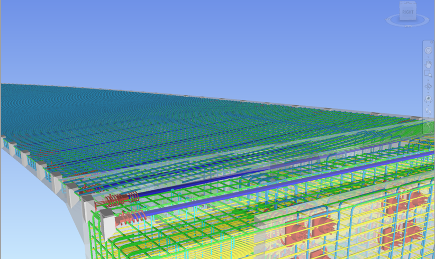 Mô hình Cốt thép Chi tiết — Nút giao Hà Nội - Hải Phòng