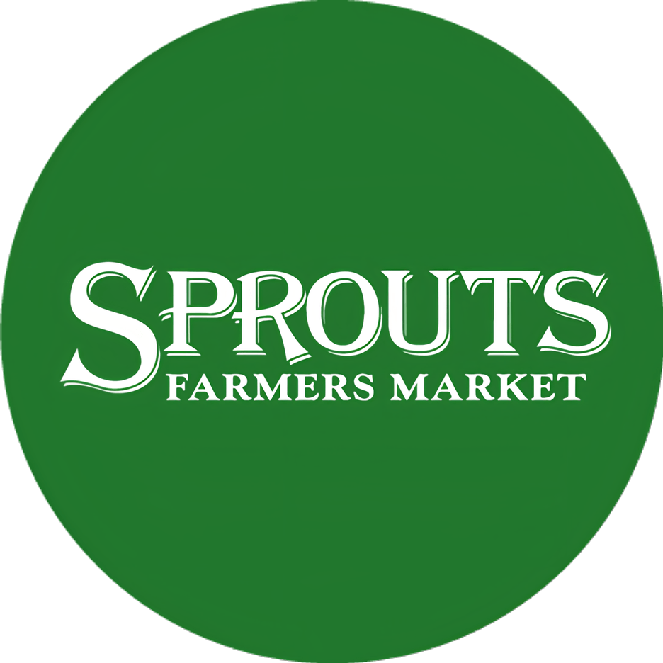 Sprouts Farmers Market logo in white on a green circle.