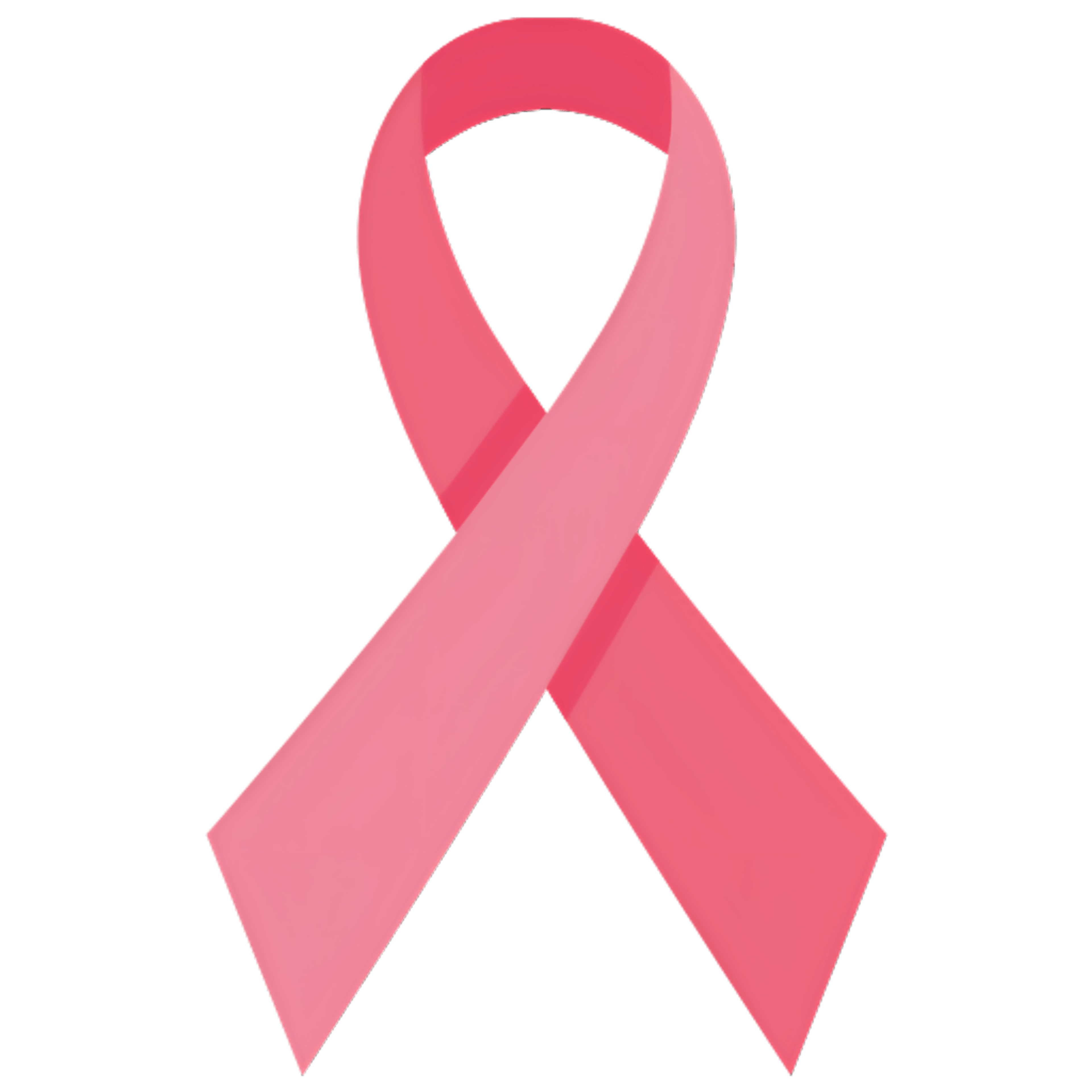Pink awareness ribbon.