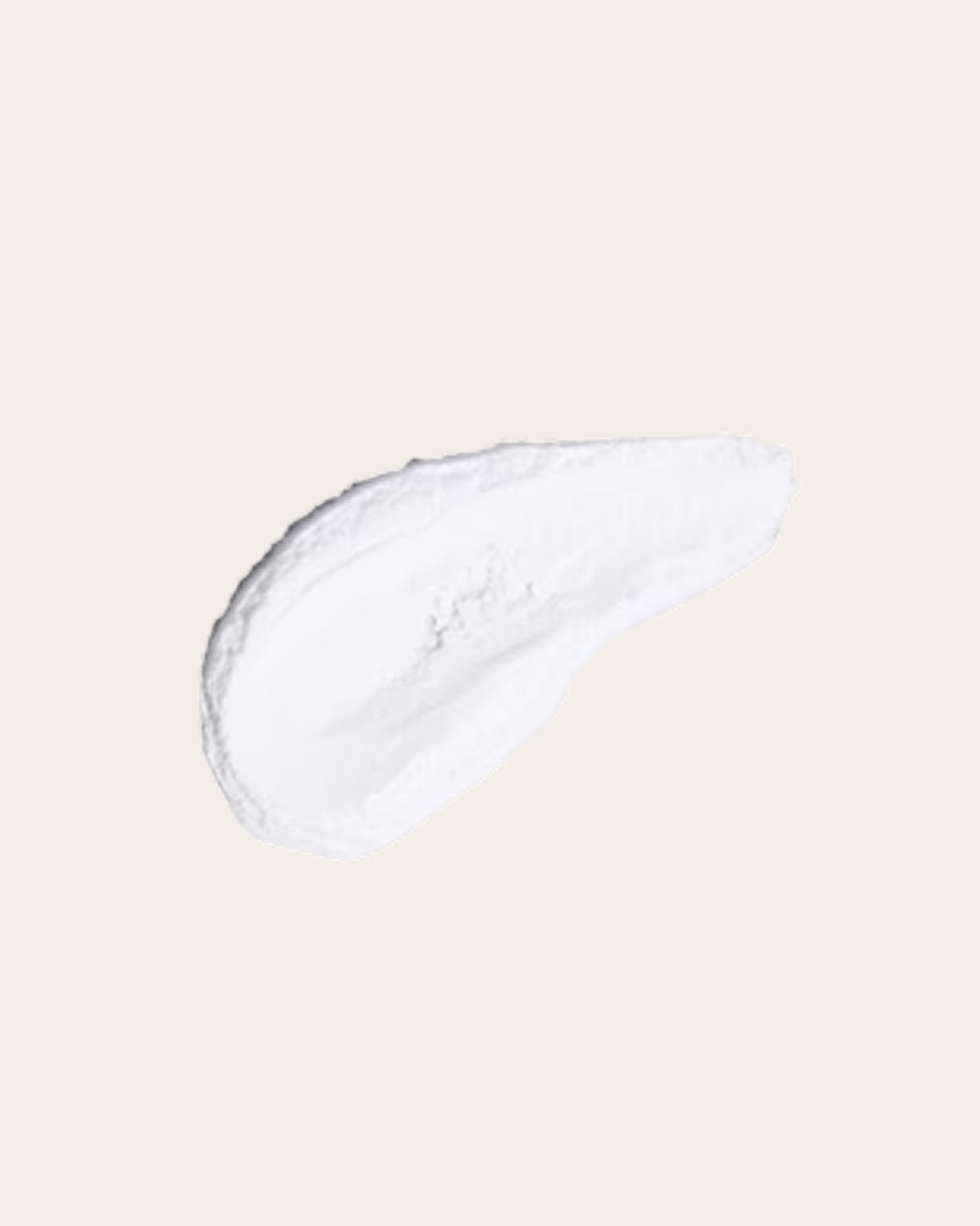 A textured white smear on a pale beige background accompanies the magnesium bisglycinate ingredient card.