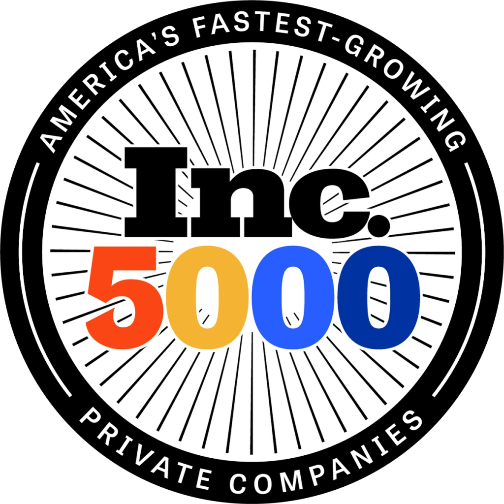 Inc. 5000 America’s Fastest-Growing Private Companies medallion