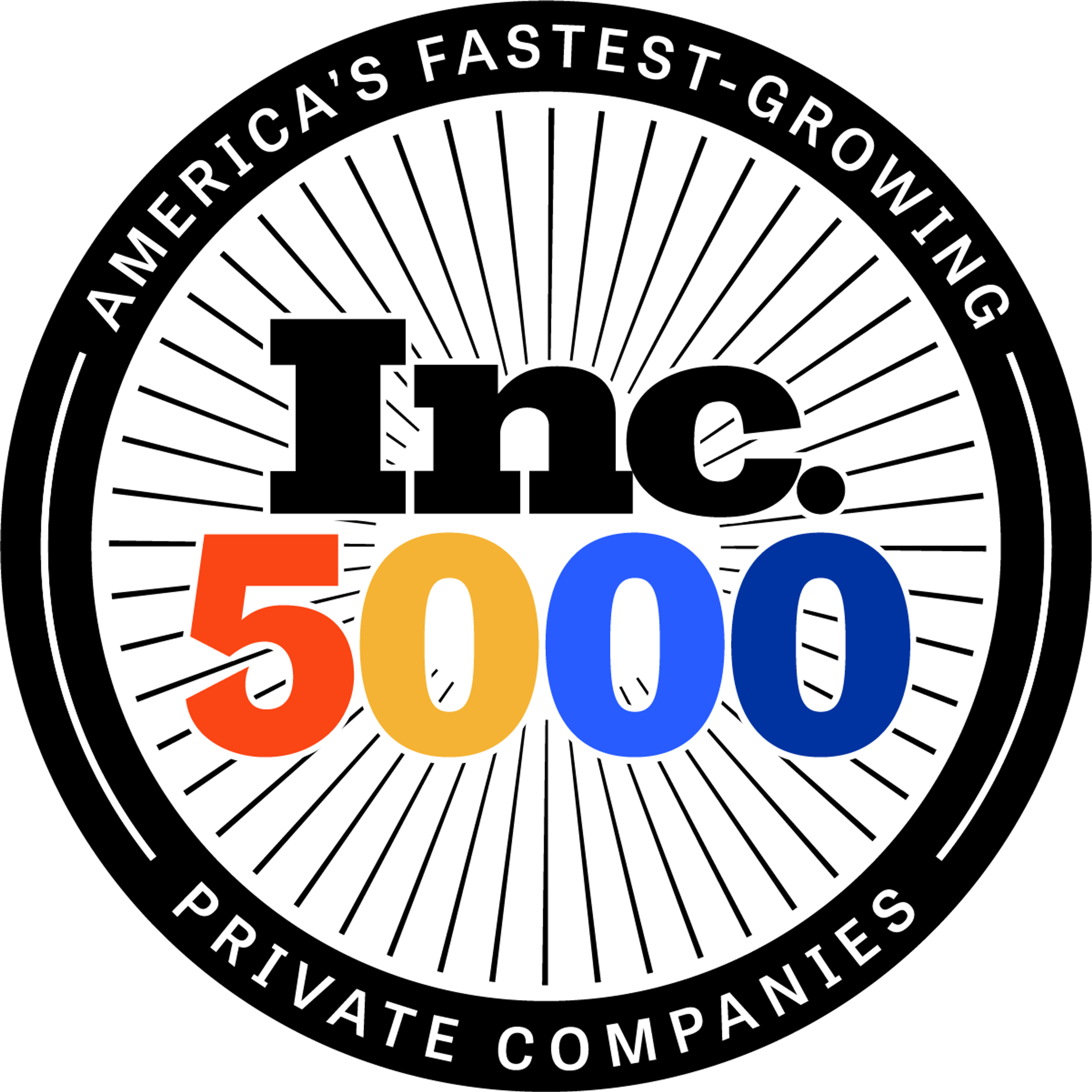 Inc. 5000 America’s Fastest-Growing Private Companies medallion