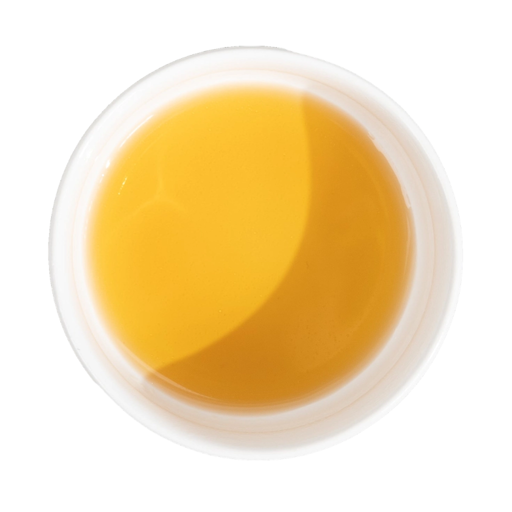 Overhead view of golden amber liquid in a circular dish, accompanying information about EPA.