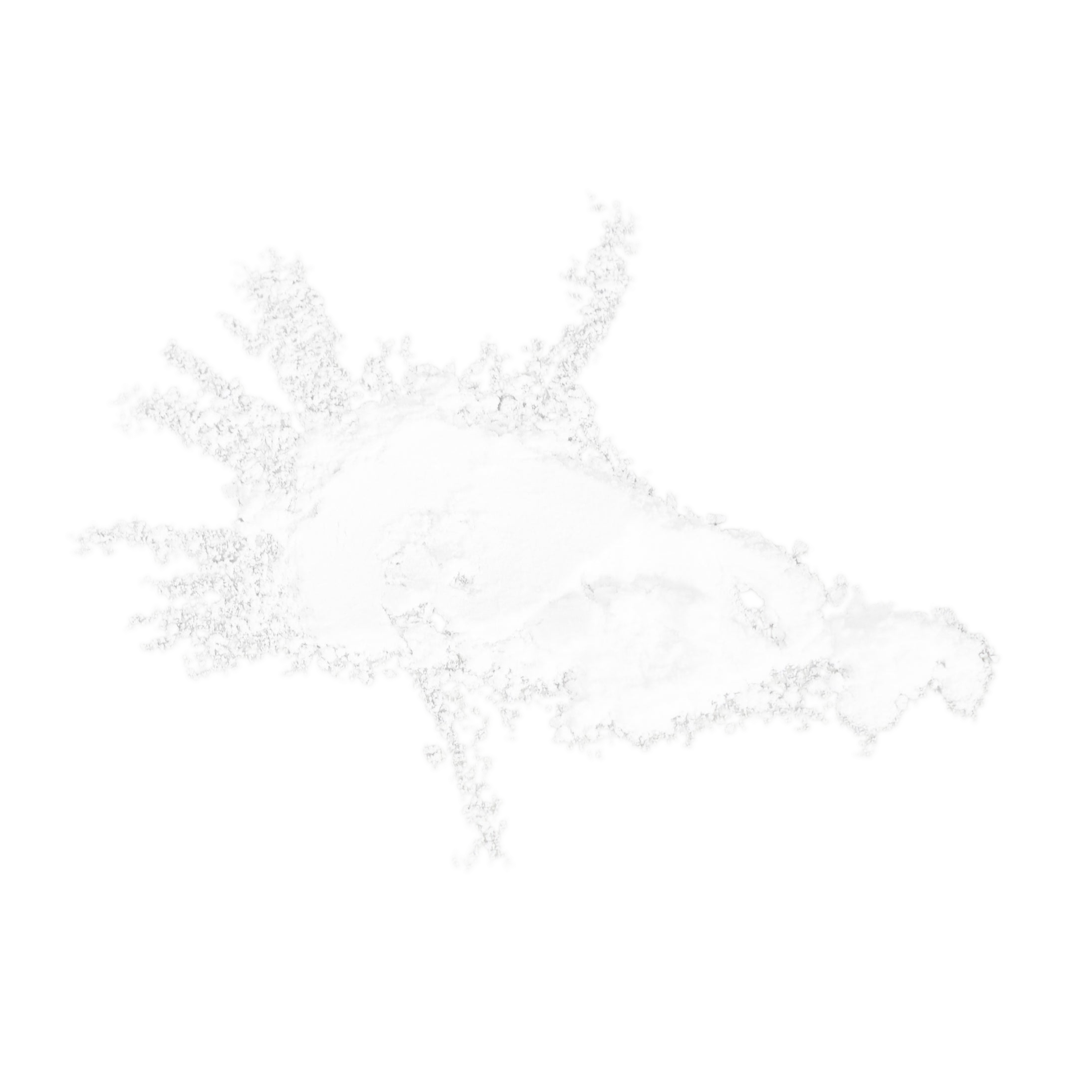 White textured branching form used to illustrate L-Theanine.