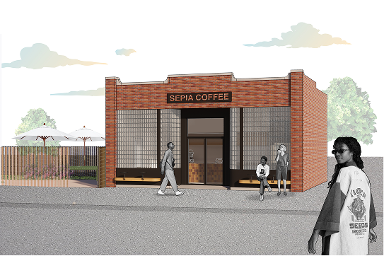 Sepia Coffee - Image 3 - Interior design project by Sophie Yan