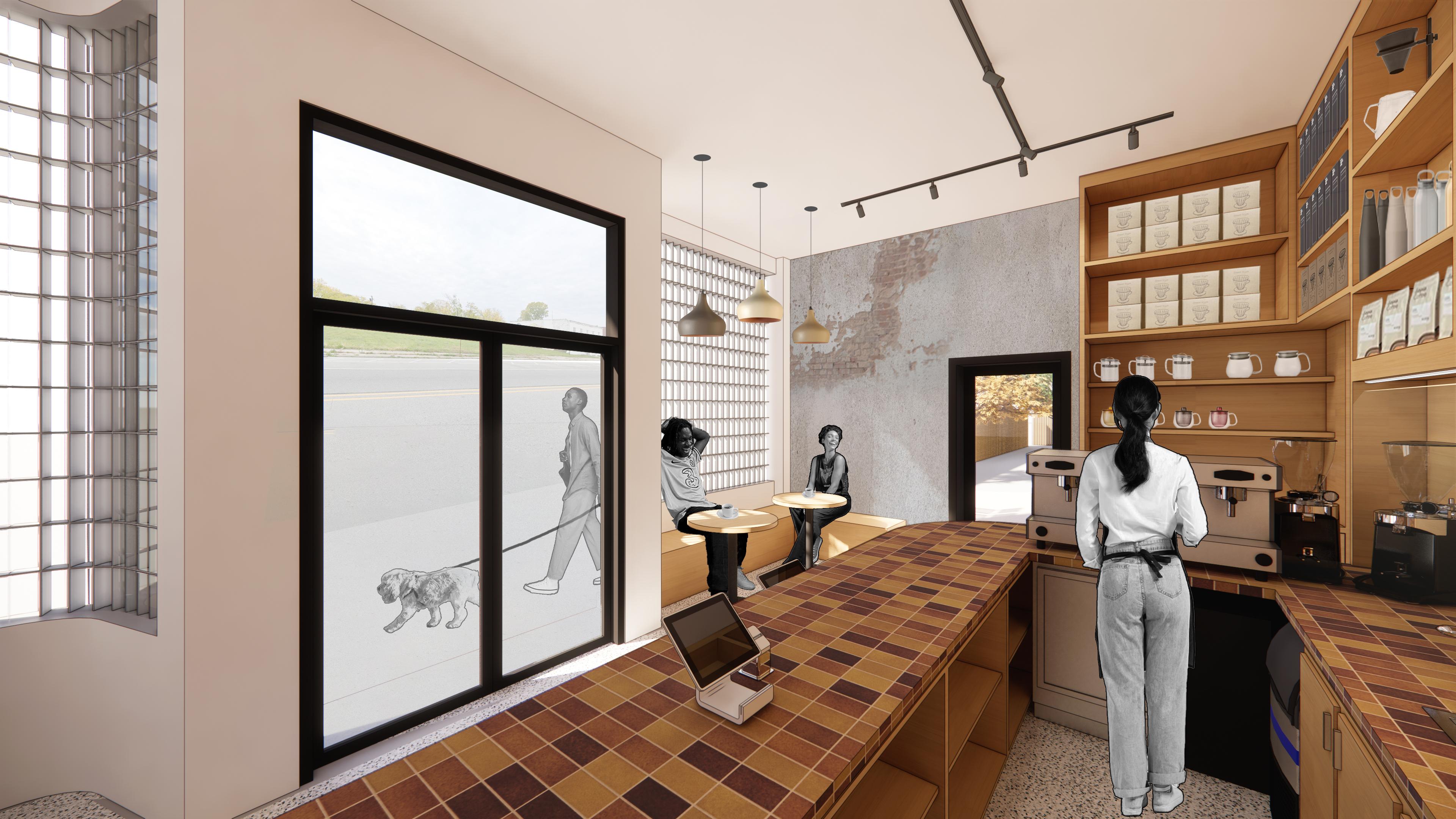 Sepia Coffee - Image 2 - Interior design project by Sophie Yan