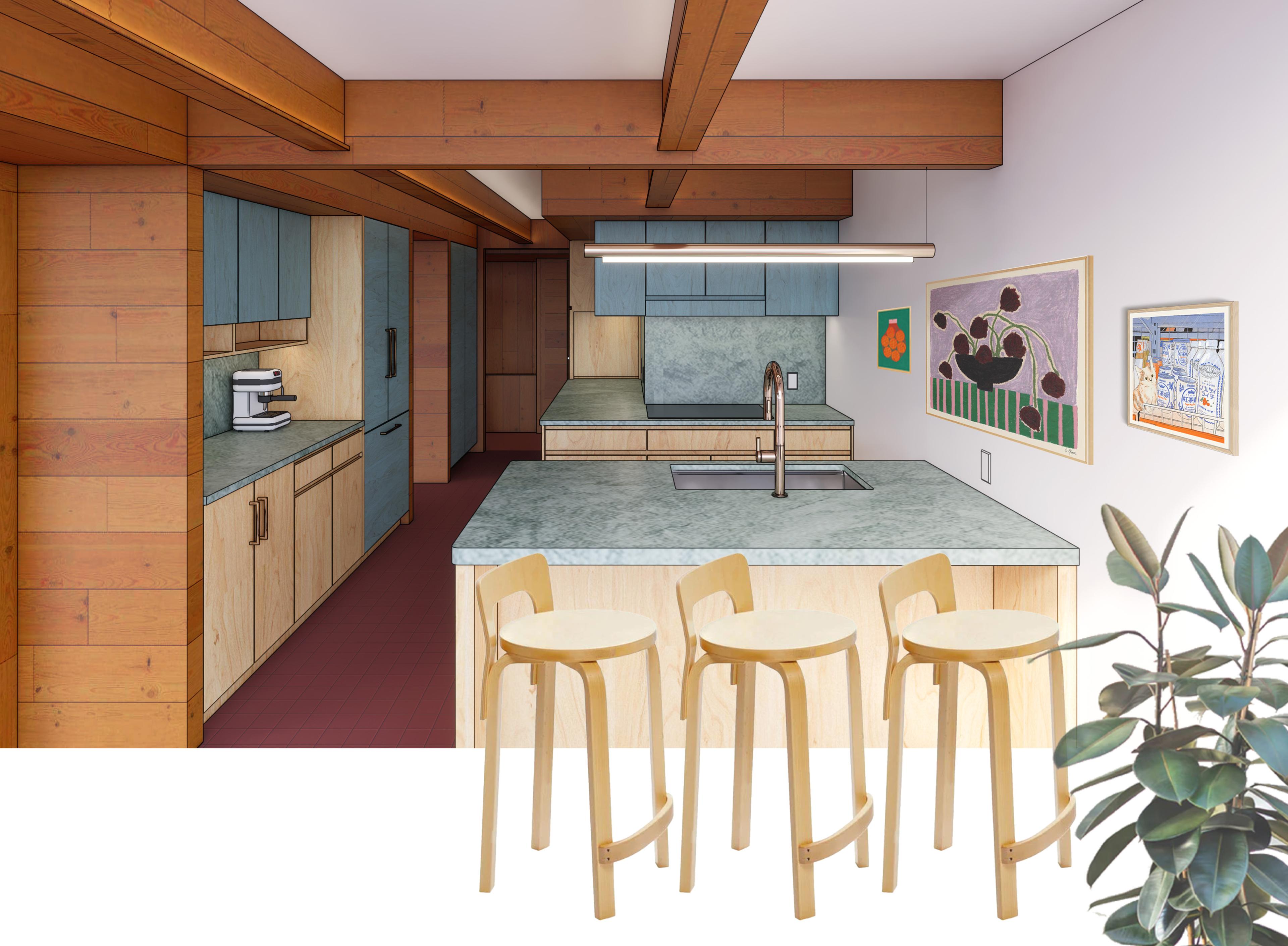 Midcentury Redux - Image 12 - Interior design project by Sophie Yan