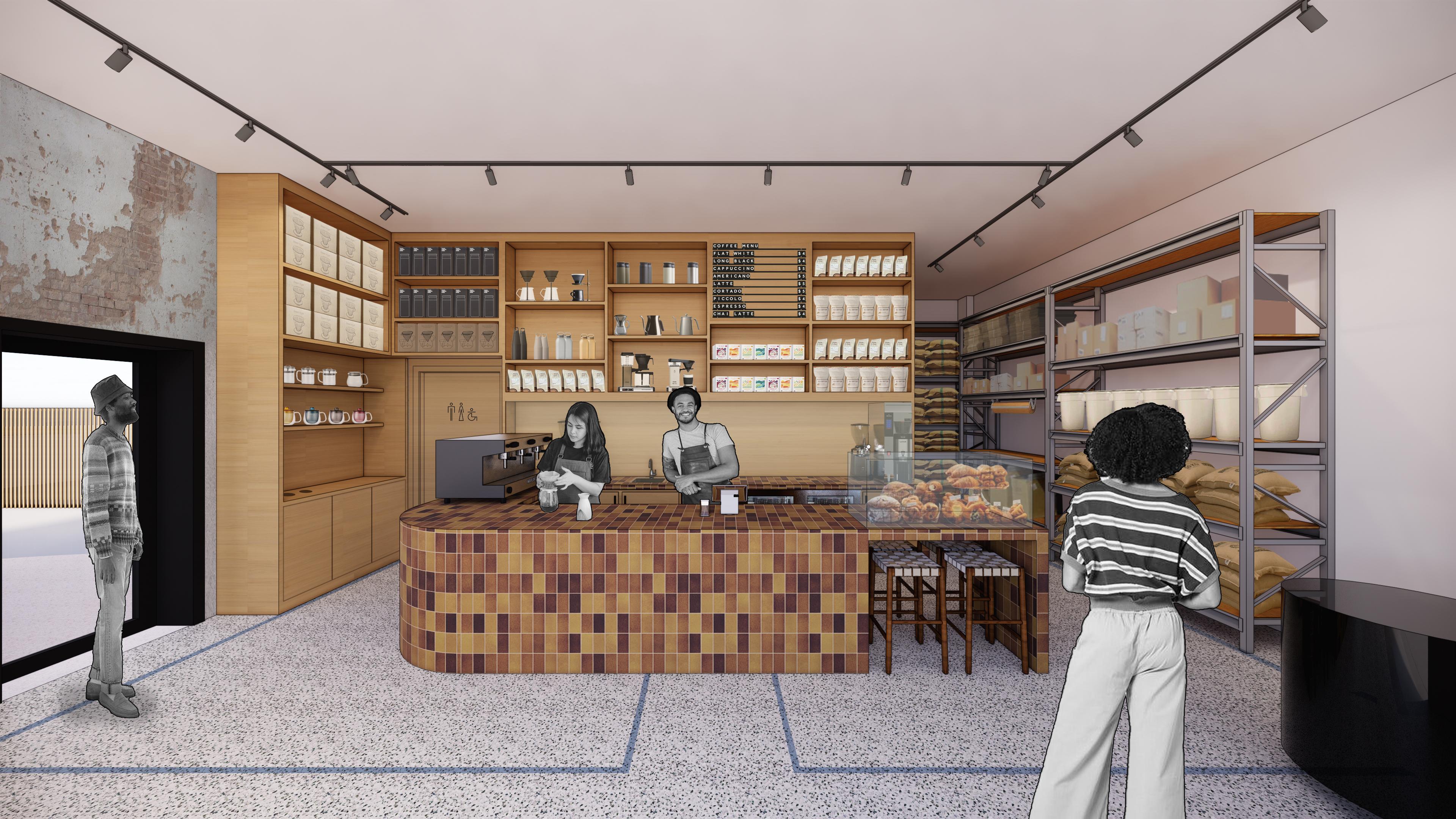 Sepia Coffee - Image 1 - Interior design project by Sophie Yan