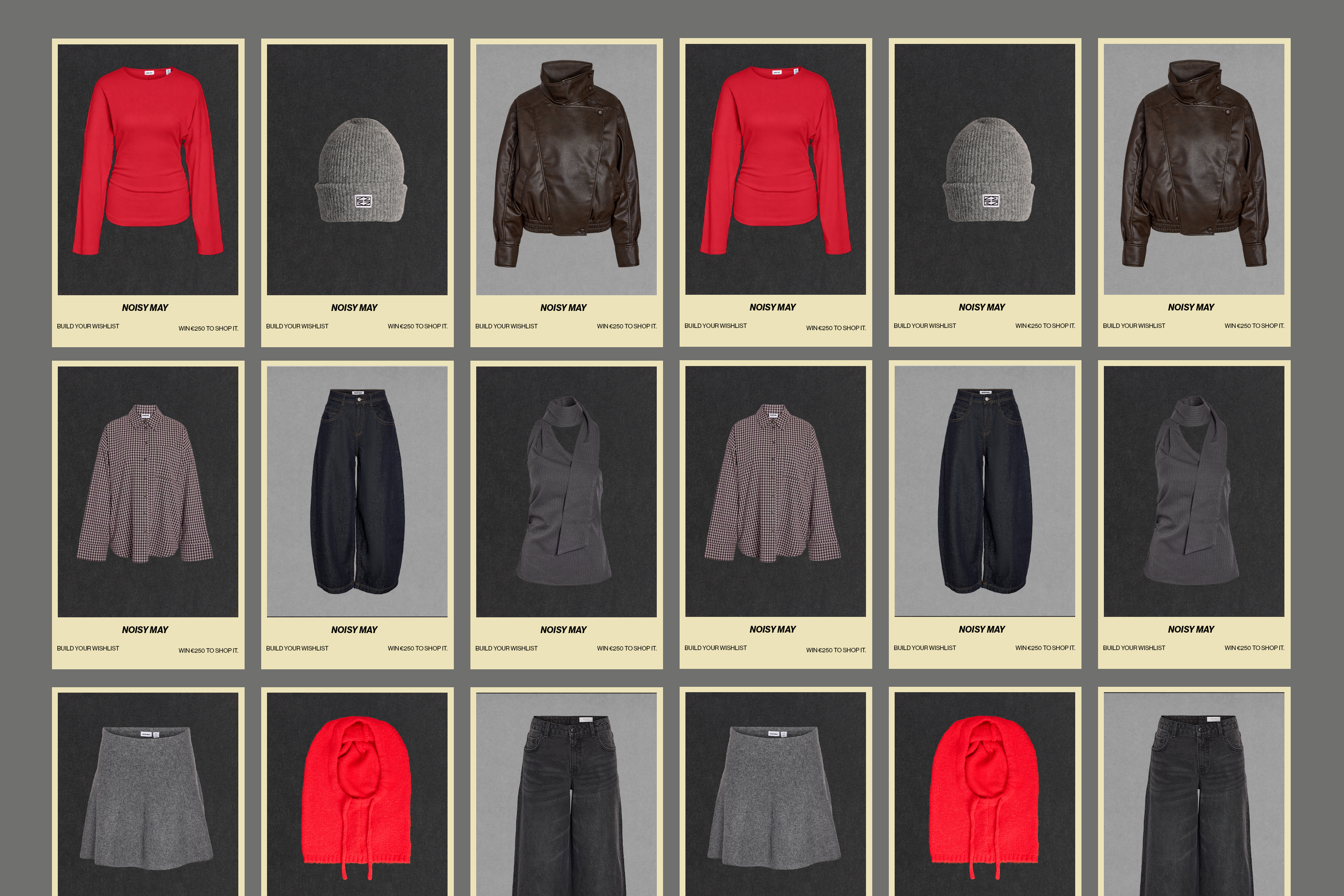 Noisy May dameskleding: tops, jas, shirts, jeans, rok en muts in productoverzicht