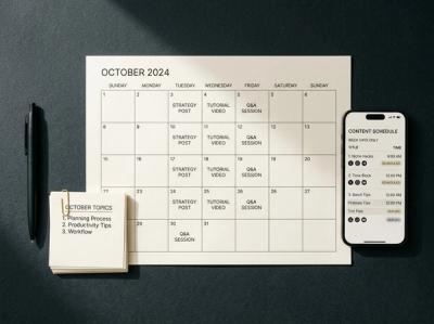 How to Create 30 Days of Content in One Afternoon