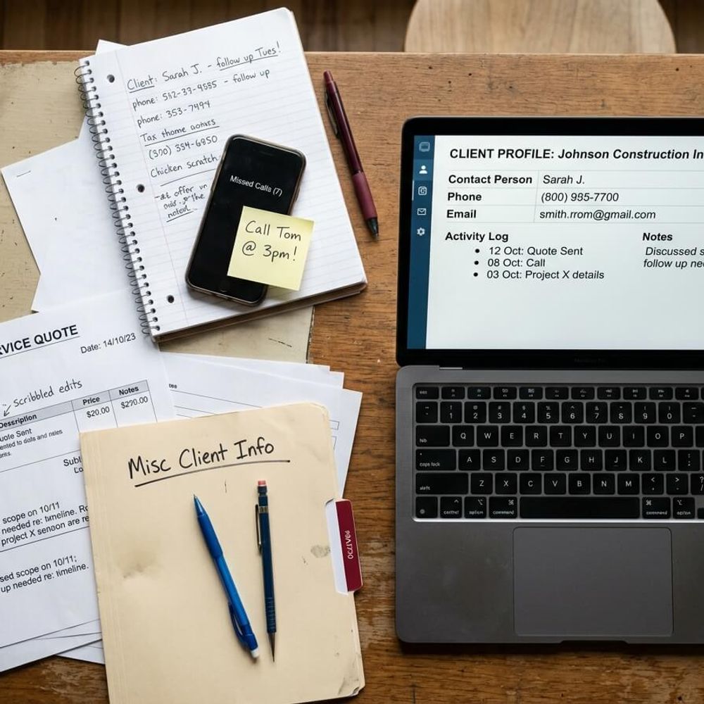The Best Way to Store Client Details for a Service Business