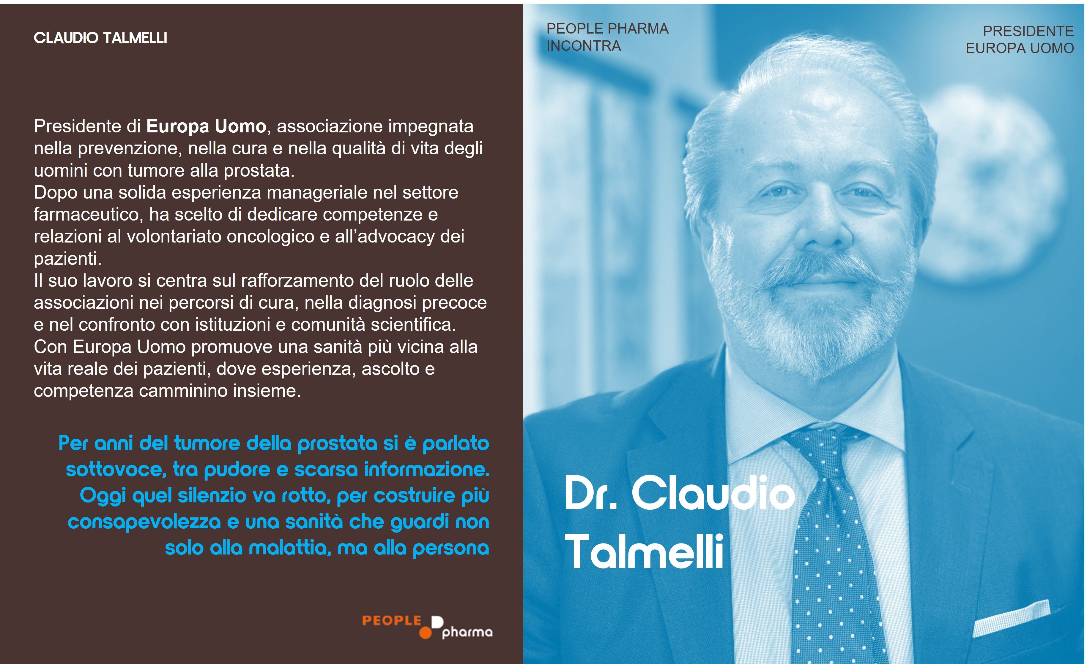 Cover image for Dott. Claudio Talmelli -  Presidente Europa Uomo