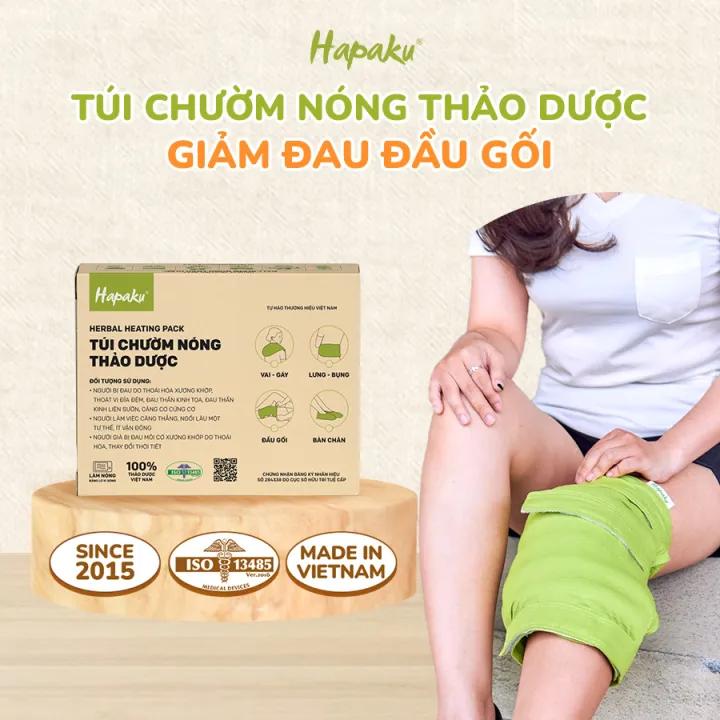 Túi Chườm Thảo Dược Đầu Gối Hapaku