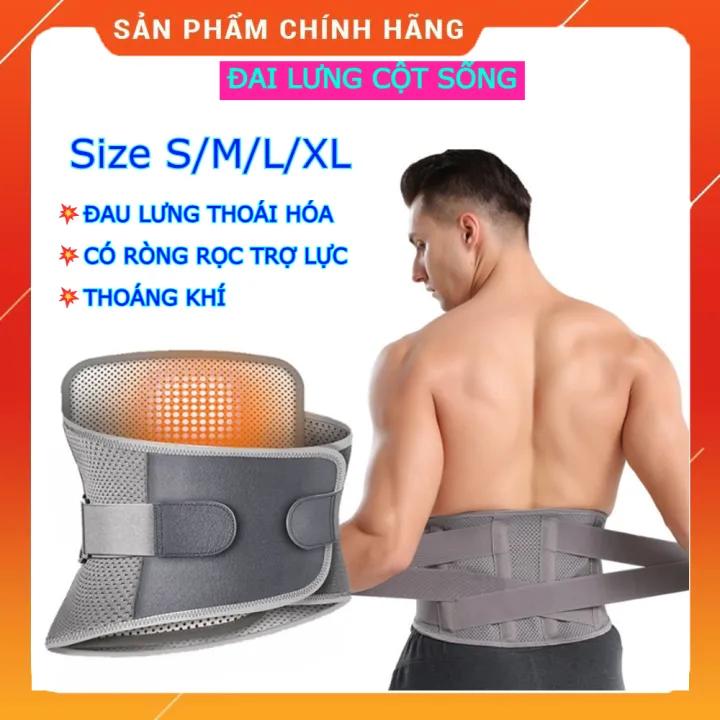 Đai lưng thắt lưng AOLIKES giảm đau cột sống cho người thoái hóa cột sống, thoát vị đĩa đệm, Đai cố định lưng