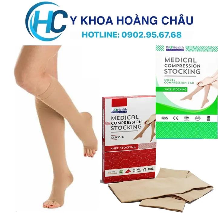 Vớ y khoa gối chống suy giãn tĩnh mạch Biohealth (Úc)