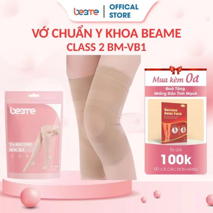 Vớ Y Khoa Ngăn Ngừa Suy Giãn Tĩnh Mạch Beame, Tất Y Tế Đầu Gối, Khớp Gối Class 2 - BM-VB1