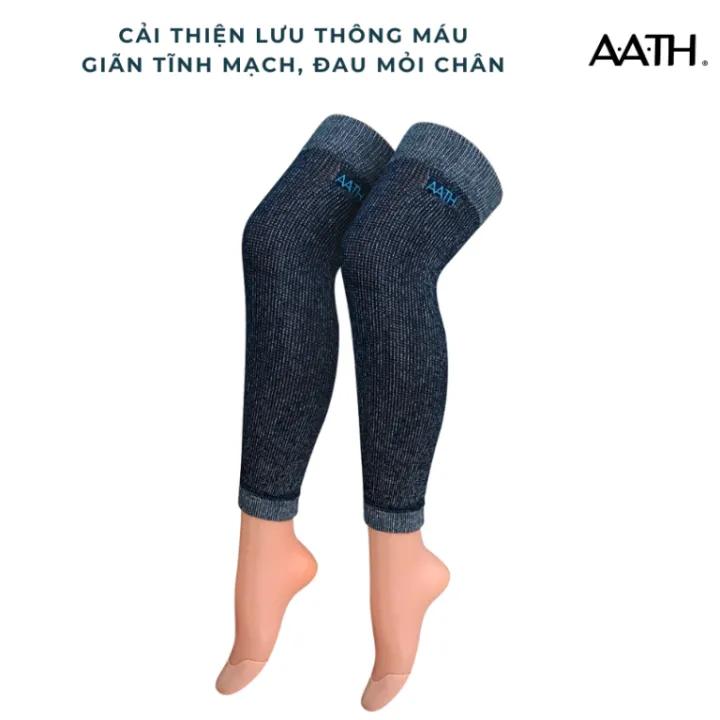 Tất nano A.A.TH Nhật Bản cải thiện đau mỏi, chuột rút, lạnh chân, giãn tĩnh mạch, viêm đau khớp, lưu thông máu kém